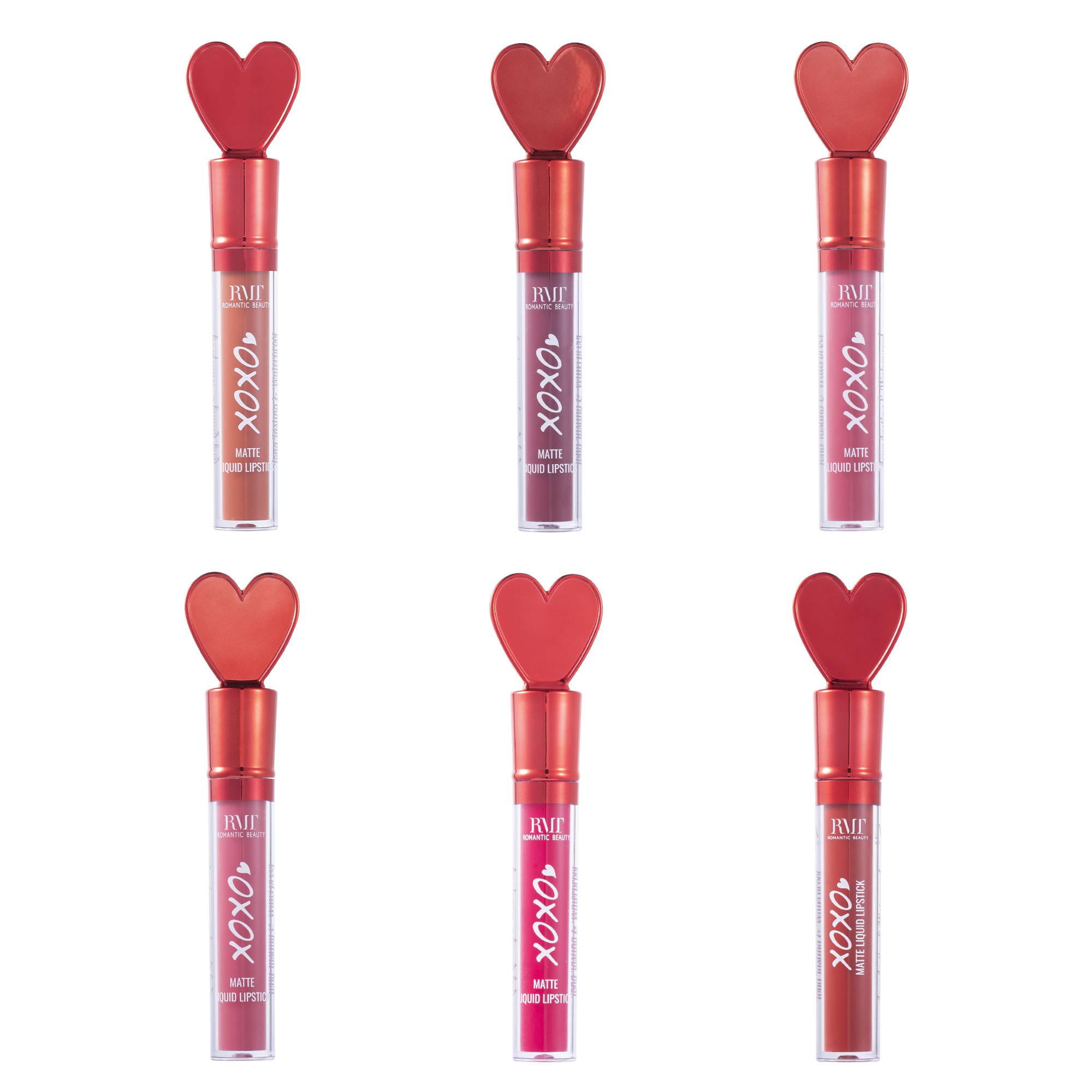 PACK DE 24 UNIDADES LABIAL LIQUIDO MATTE "XOXO"