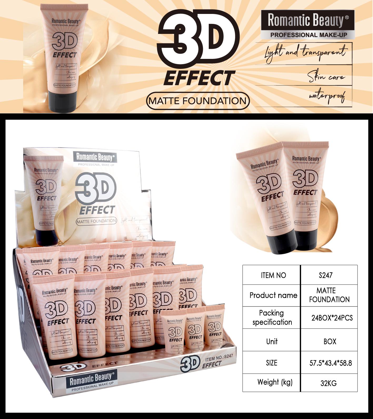 PACK DE 24 UNIDADES BASE LIQUIDA "3D EFFECT"