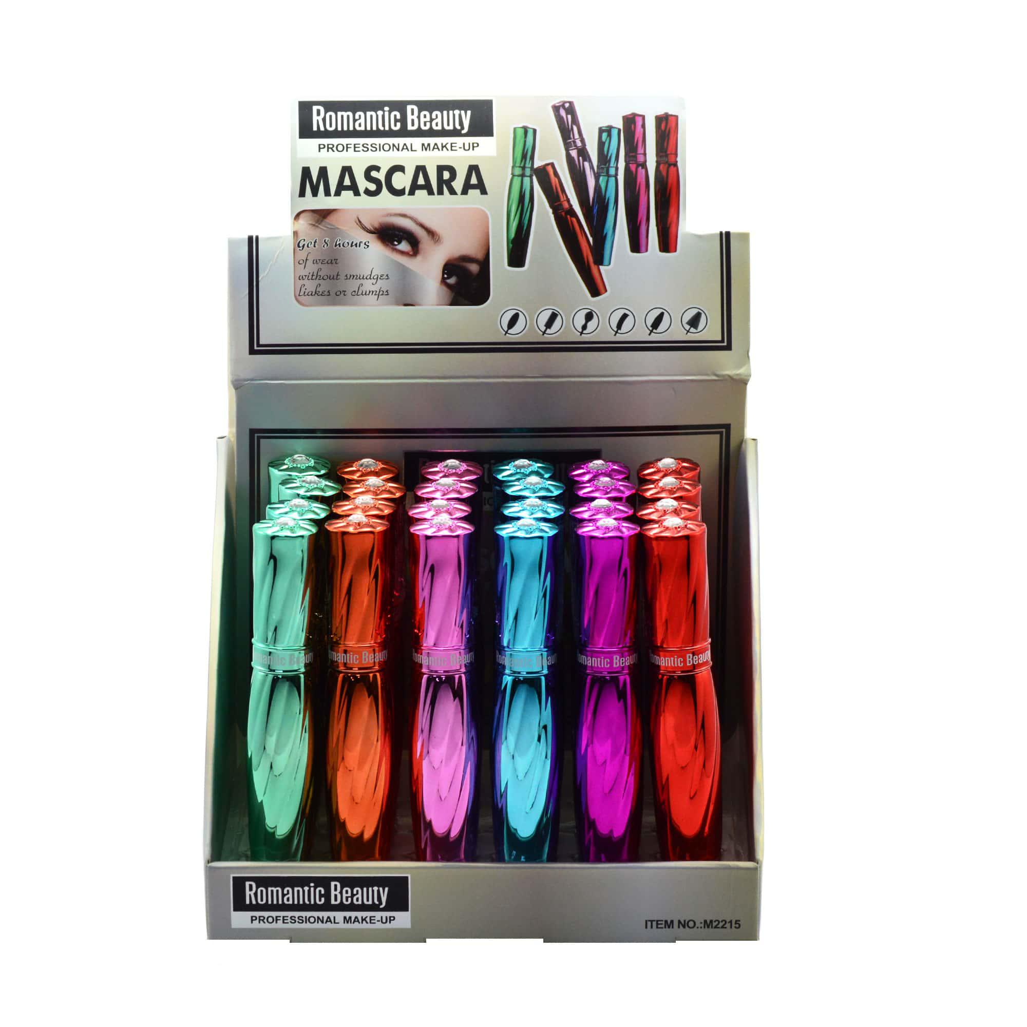 Pack de 24 unidades Máscara de pestañas color negro "8 hours".