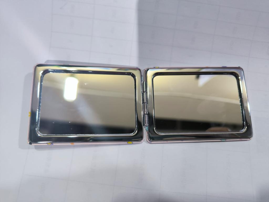 ESPEJO DE CARTERA DOBLE ECOCUERO -