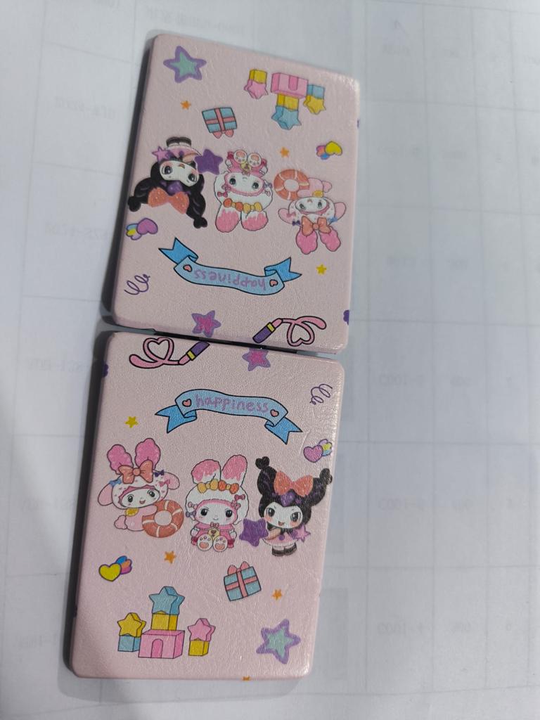 ESPEJO DE CARTERA DOBLE ECOCUERO -