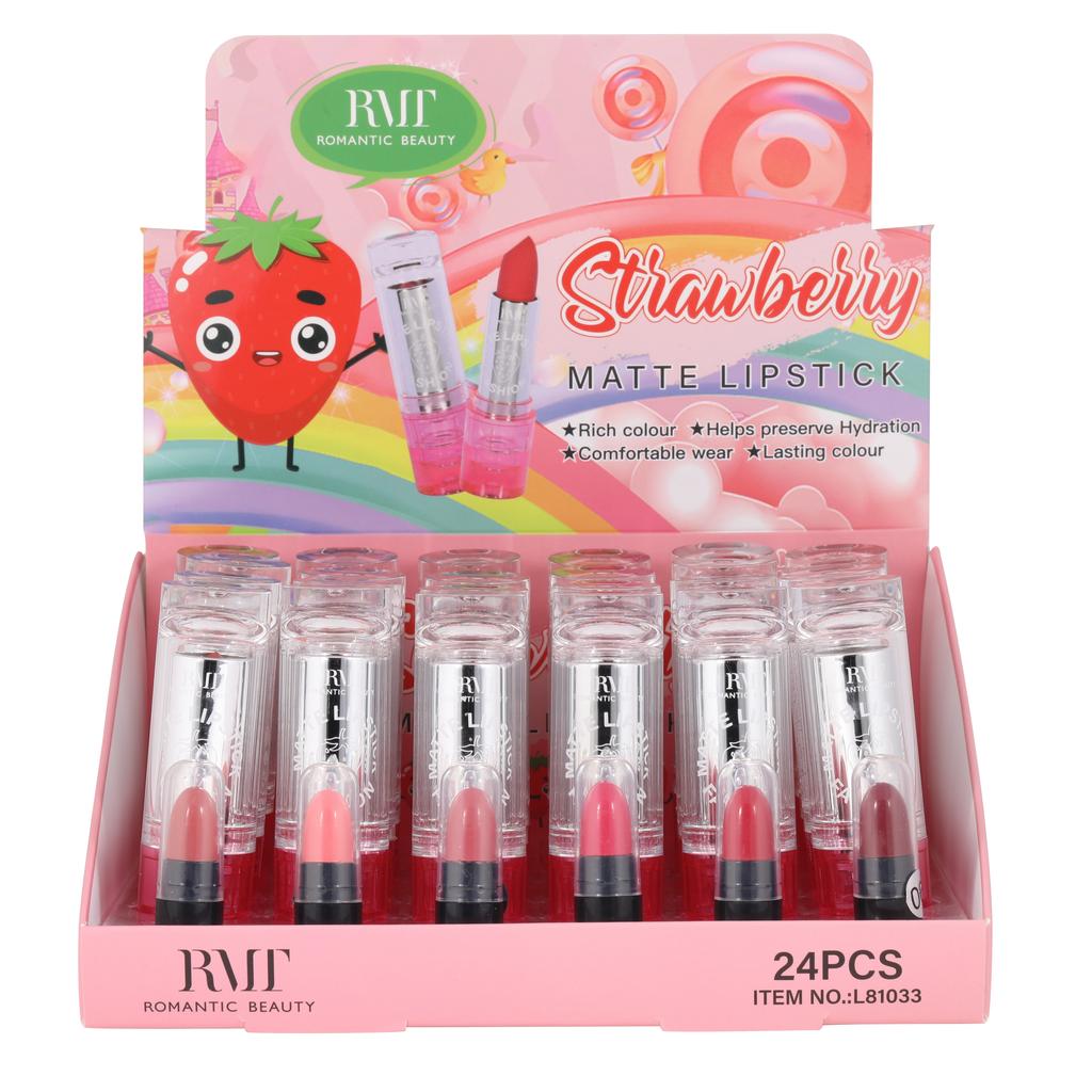 Pack 24 unidades LABIAL STRAWBERRY MATTE 