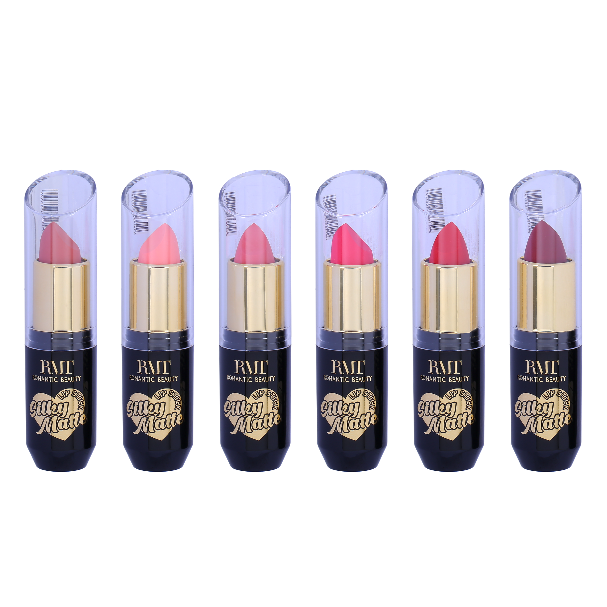 Pack 24 unidades LABIAL EN BARRA SILKY MATTE