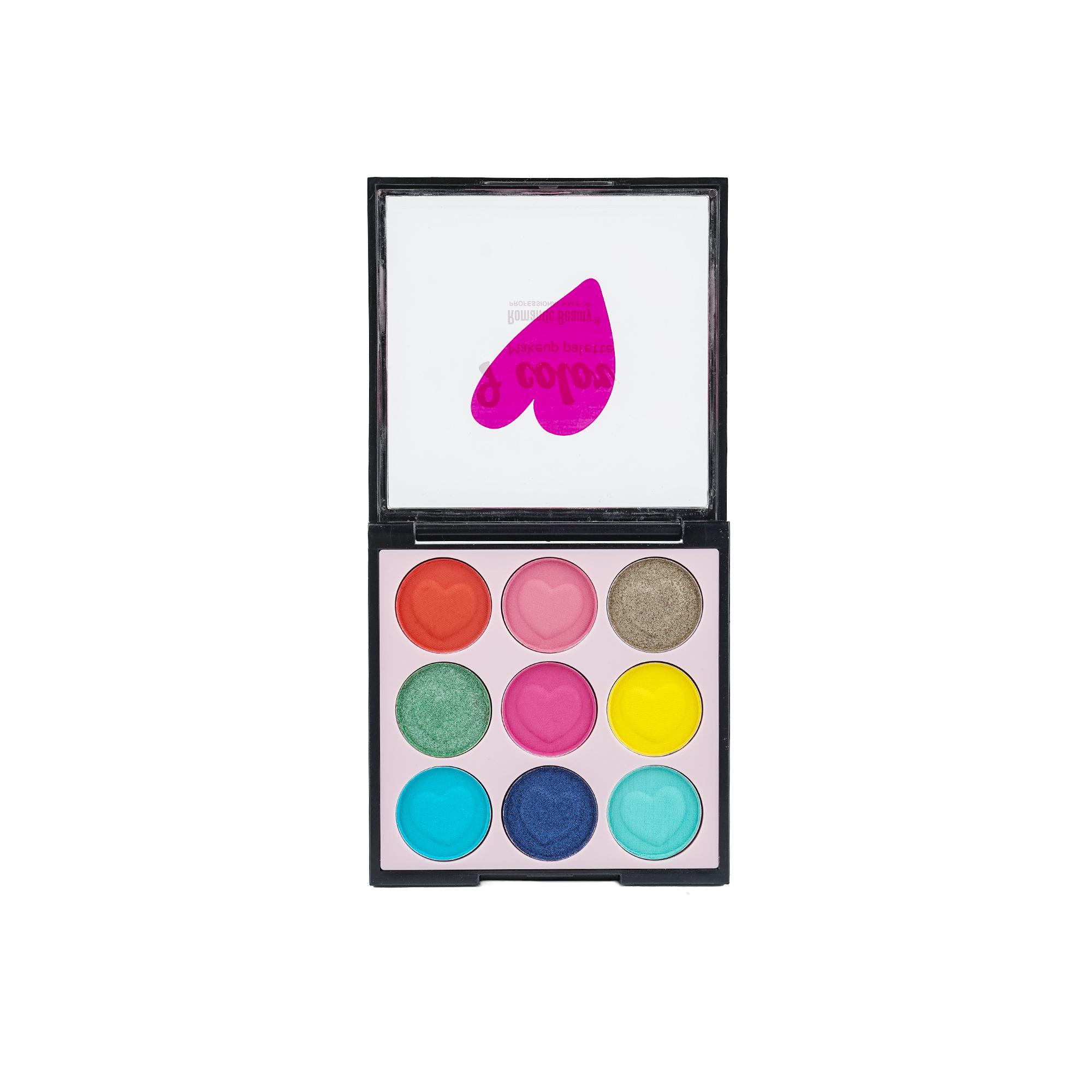 Pack 12 unidades. Sombra. 9 Collors Makeup Pallete