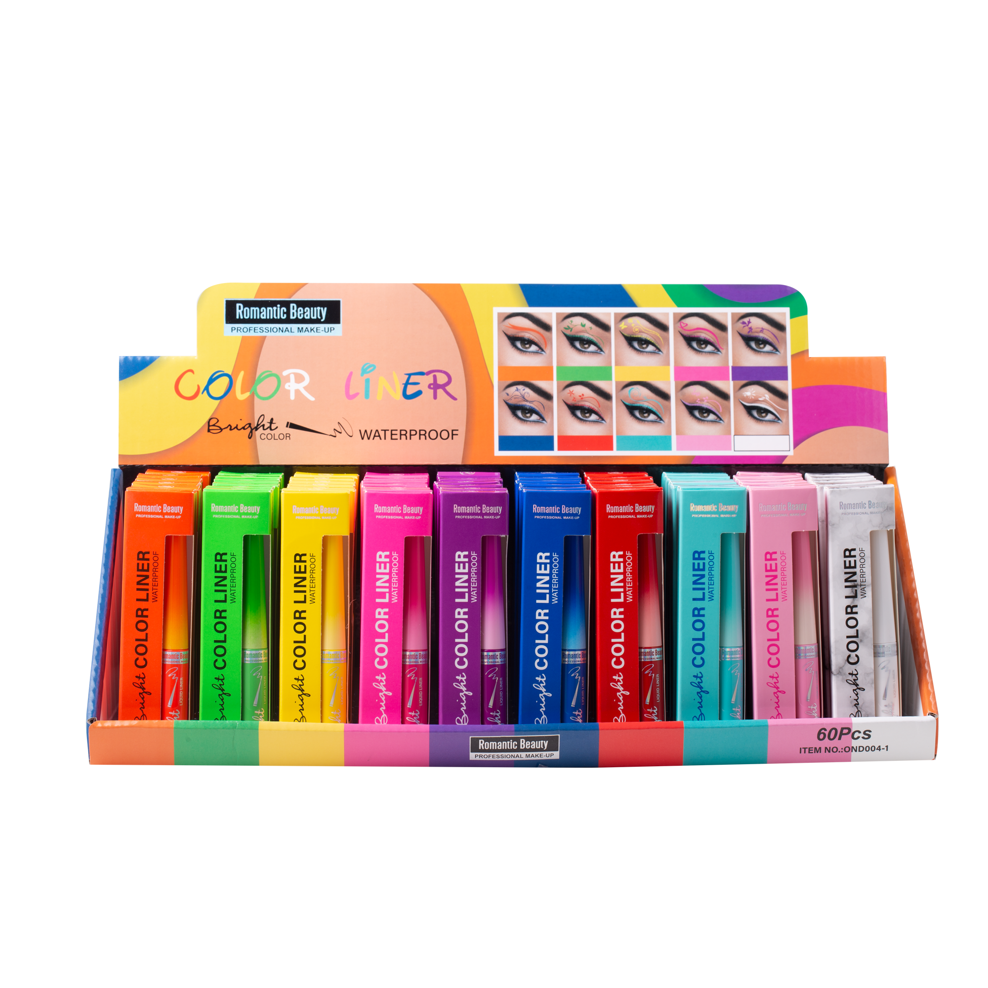 PACK DE 60 UNIDADES DELINEADOR COLOR LINER "BRIGHT COLOR"