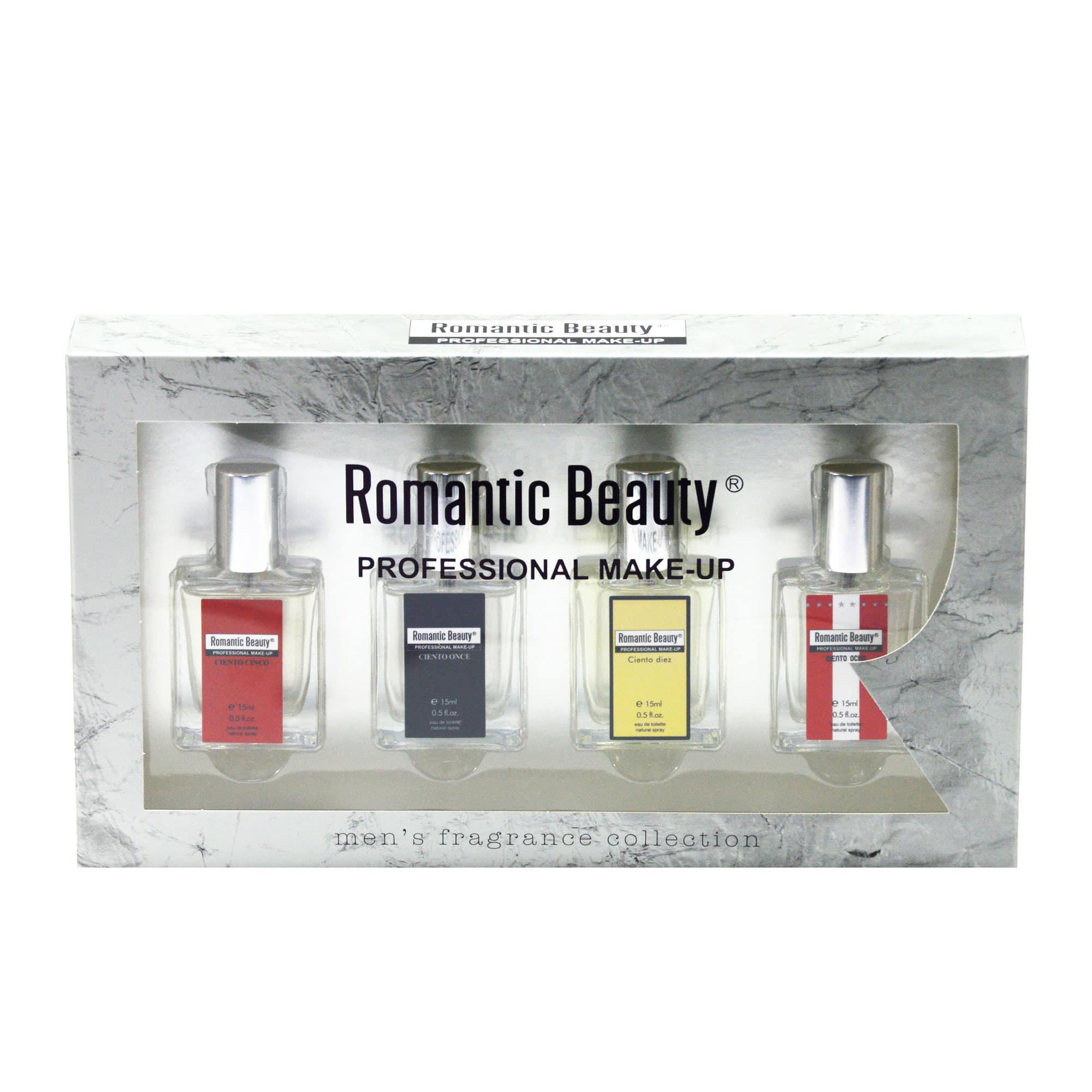 Pack de 4 perfumes HOMBRE. Miniaturas 15ml "Silver"