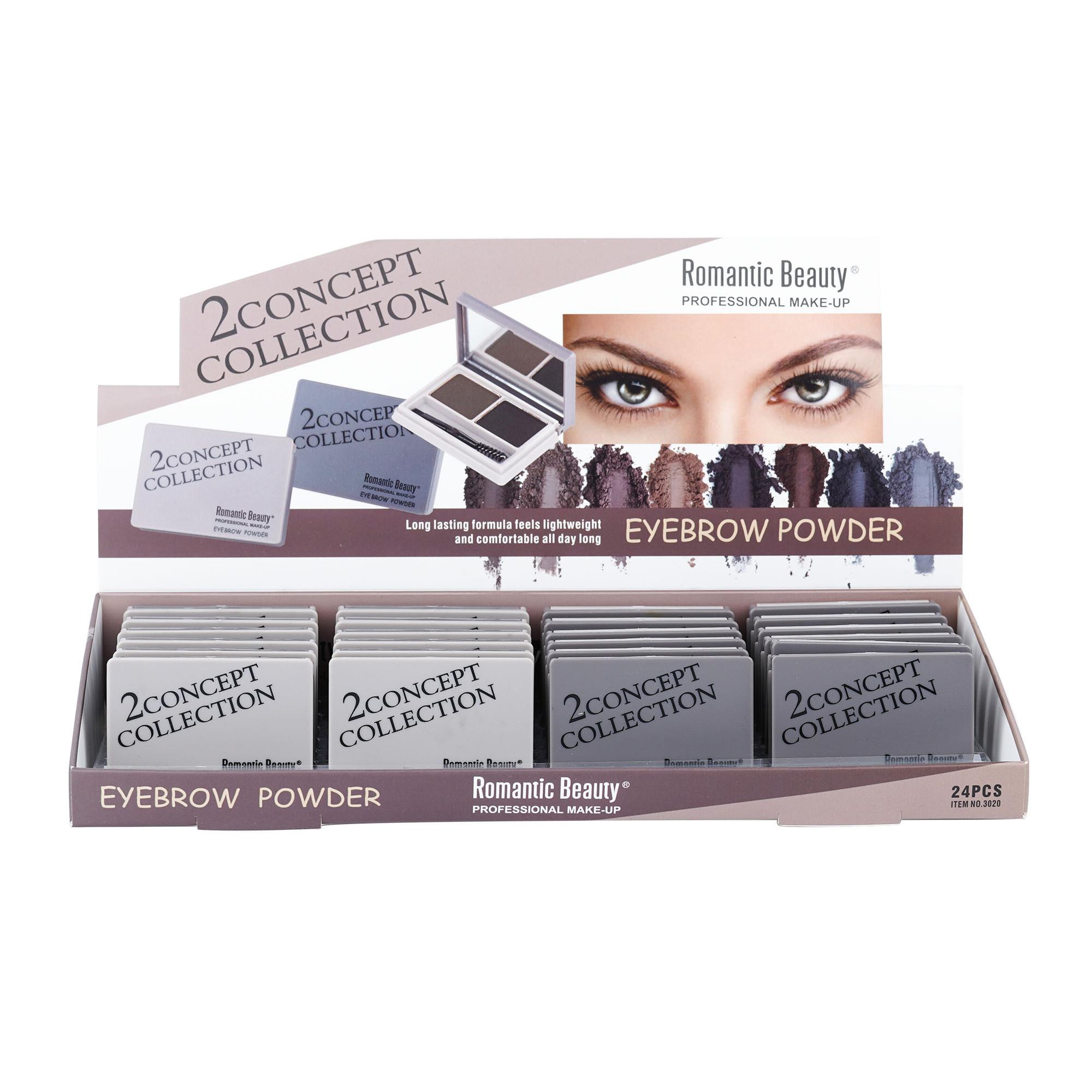 Pack de 24 unidades. Sombra Cejas. 2 CONCEPT COLLECTION