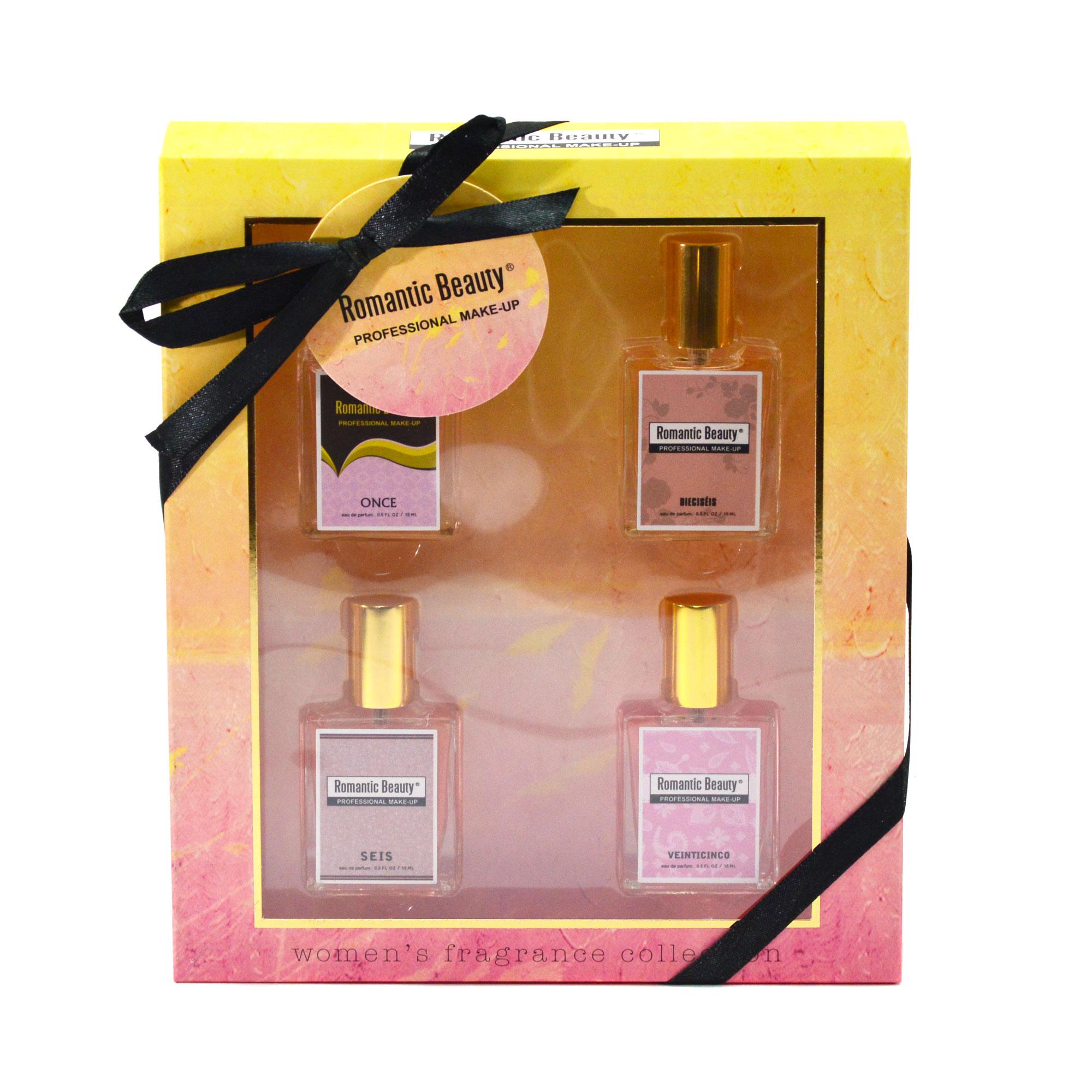 Pack de 4 perfumes MUJER. Miniaturas 15ml "Orange"