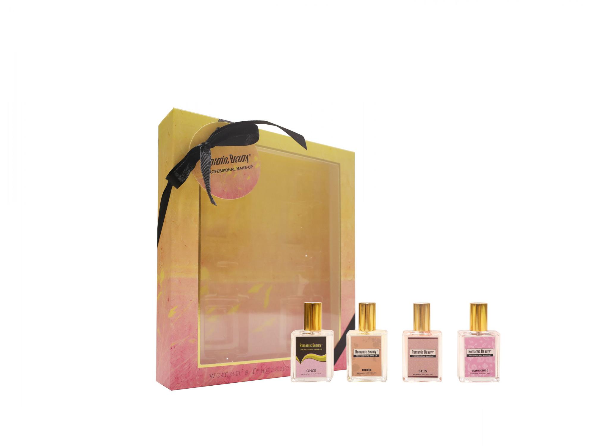 Pack de 4 perfumes MUJER. Miniaturas 15ml "Orange"