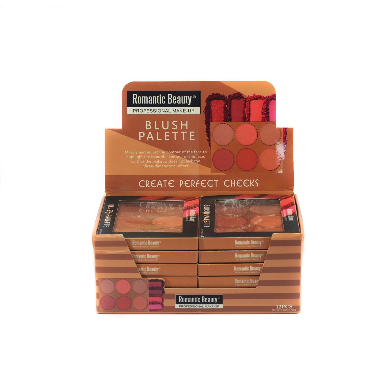 Pack de 12 unidades Paleta de rubores "PERFECT CHICKS"