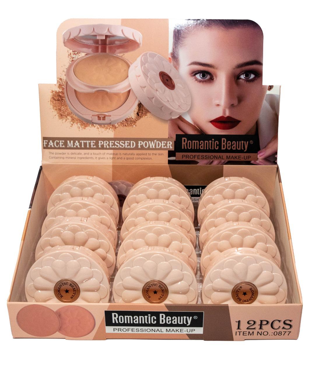 Pack de 12 unidades Polvo compacto "FACE MATTE" control de grasa