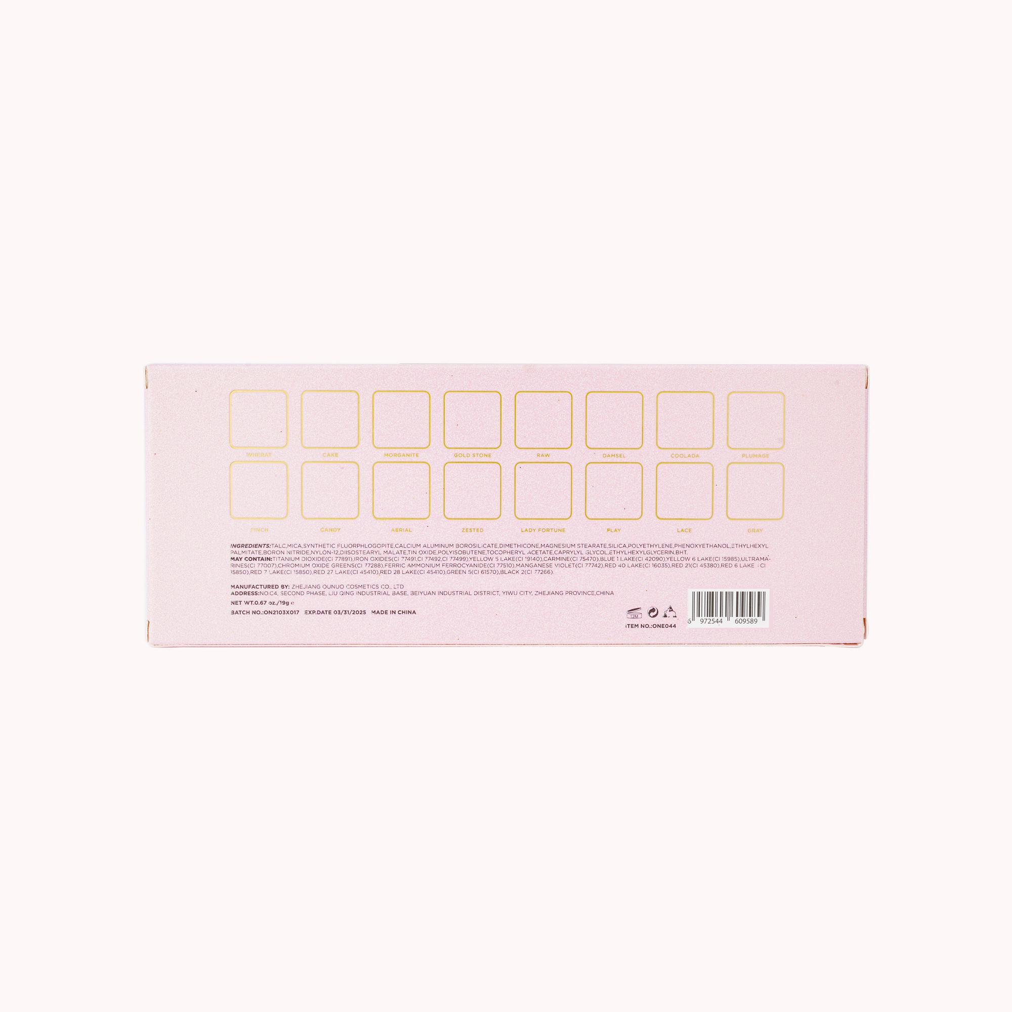 Miniatura PACK DE 12 UNIDADES PALETA DE SOMBRAS "16 COLORS PALETTE"