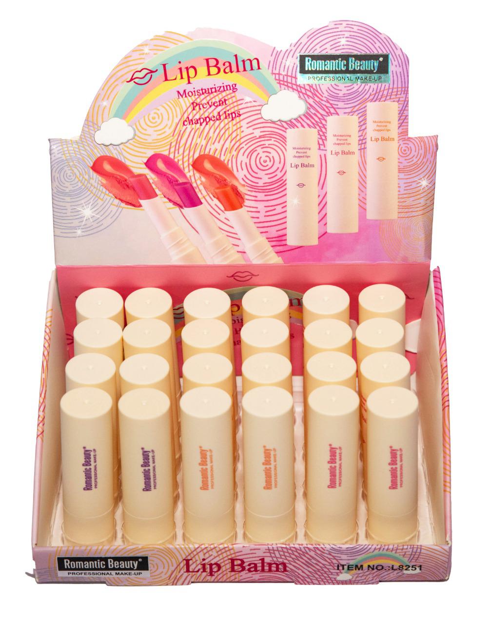 Pack 24 unidades Bálsamos labiales "Lip Balm Color"