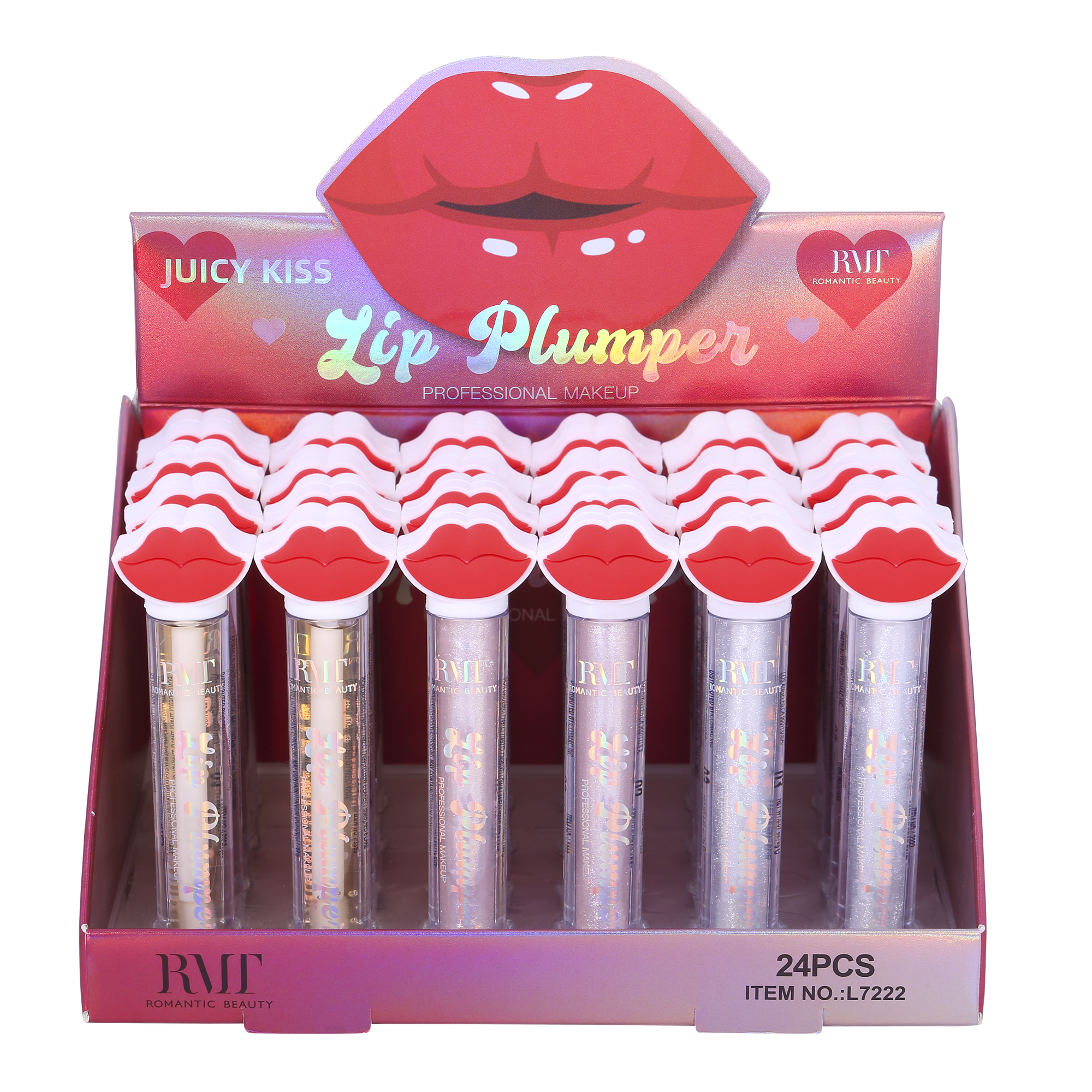 Pack 24 unidades LIP GLOSS DESTELLOS JUICY KISS