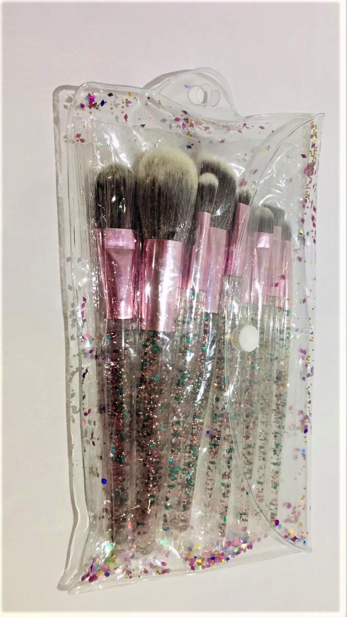 PAK 12 UNDS. SET DE BROCHAS GLITTER (10)