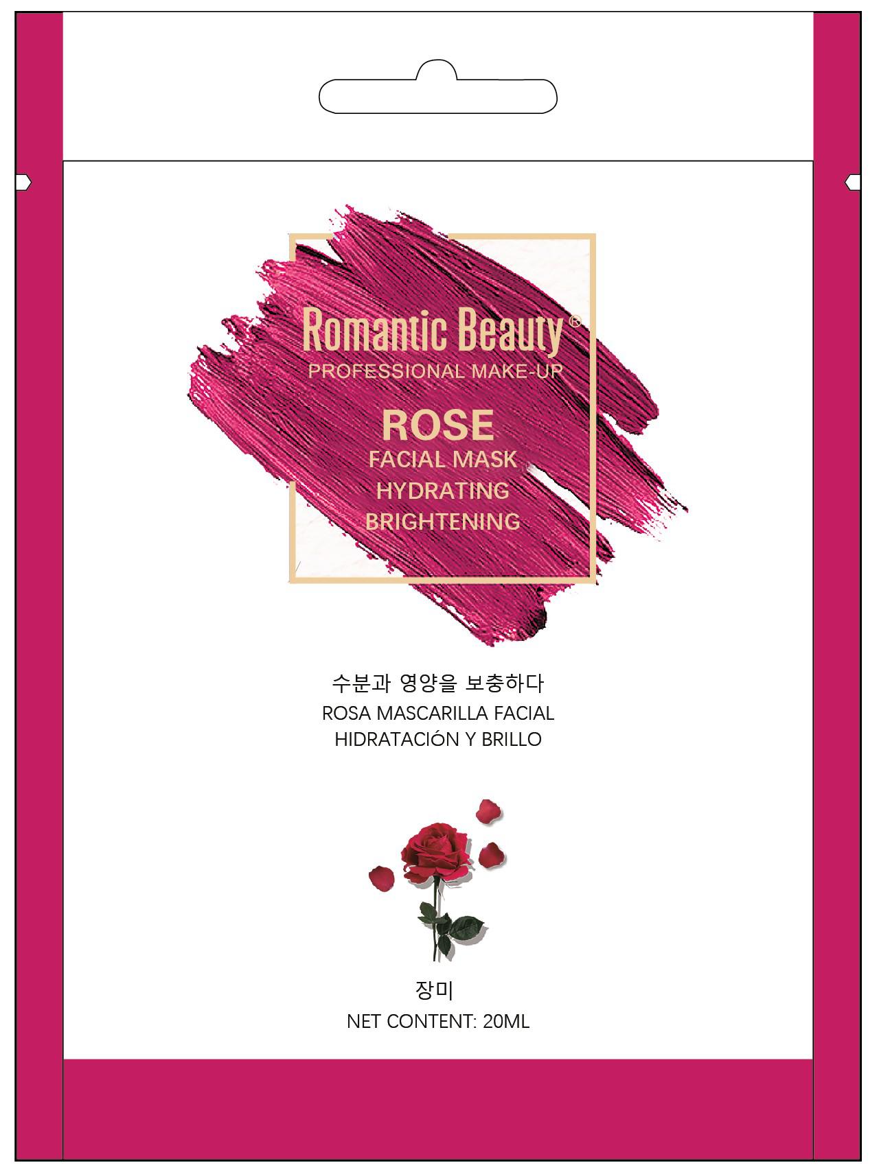 MASCARILLA FACIAL DE ROSAS(12pcs).