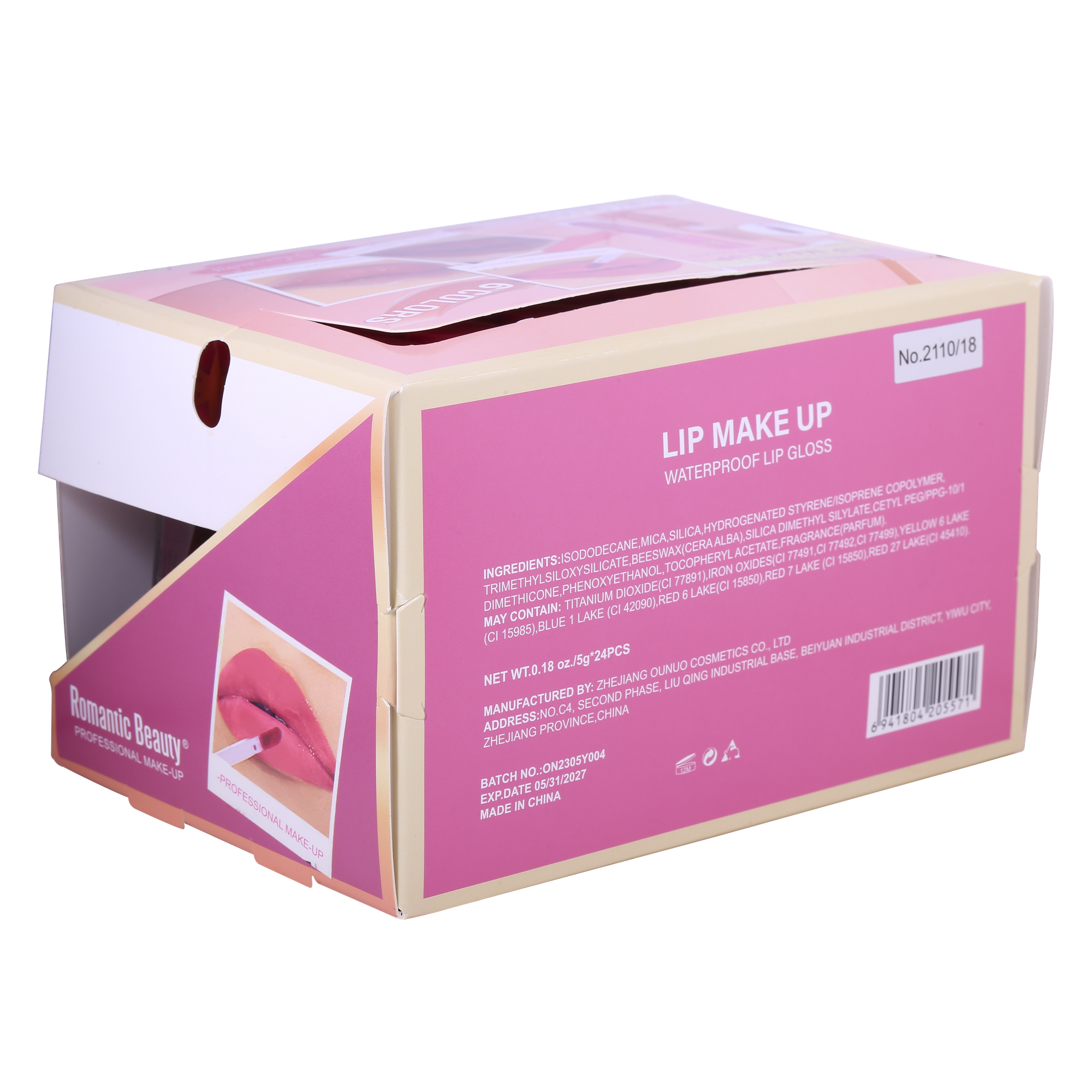 Pack de 24 Unidades. Lipgloss. LIP MAKE UP