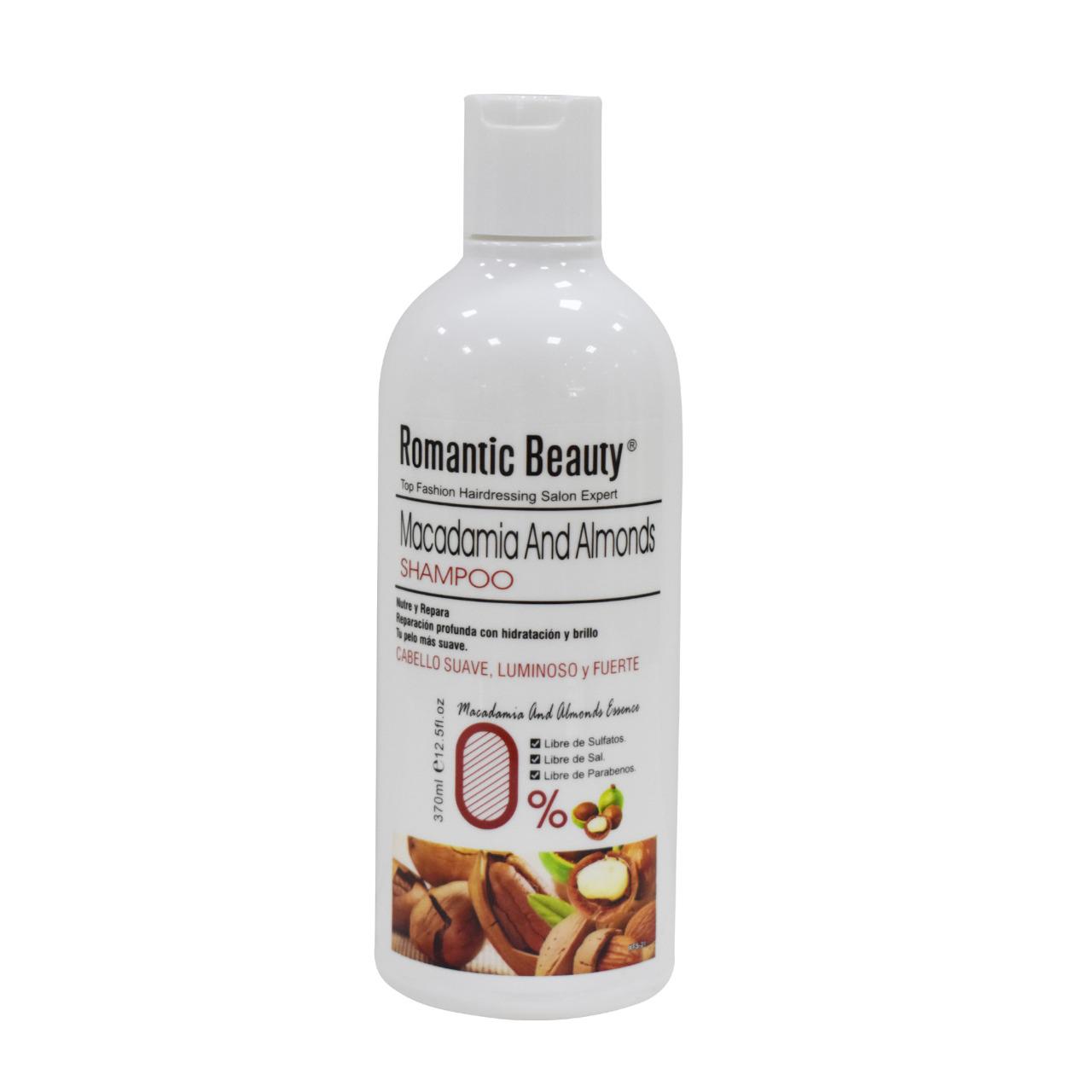HAIRDRESSING SALOON "MACADAMIA AND ALMONDS SHAMPOO 0%" - 370ML