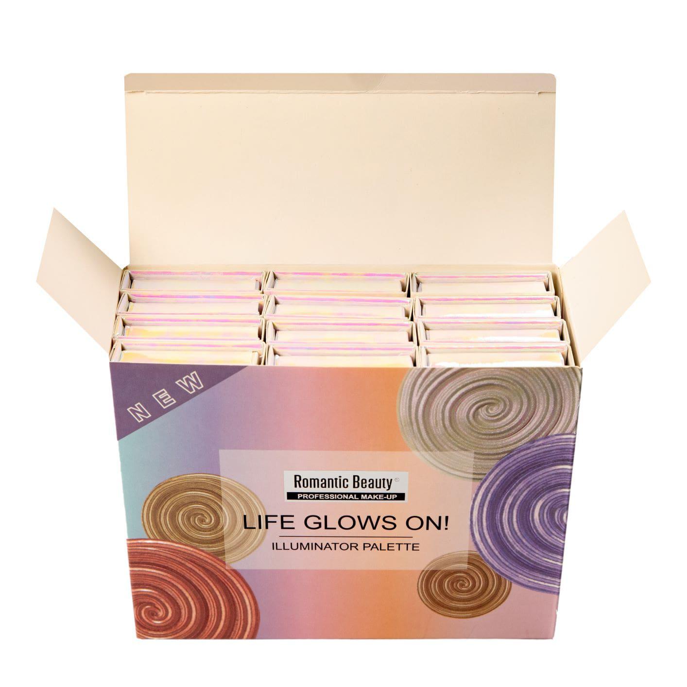 Pack de 12 unidades Paleta de iluminadores Life Glows on!