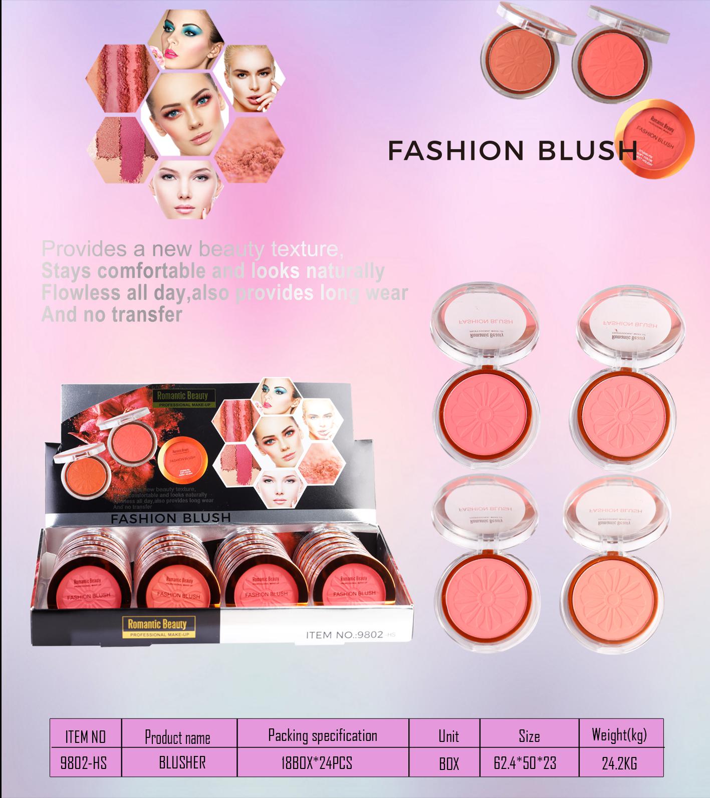 PACK DE 24 UNIDADES BLUSH "FASHION"