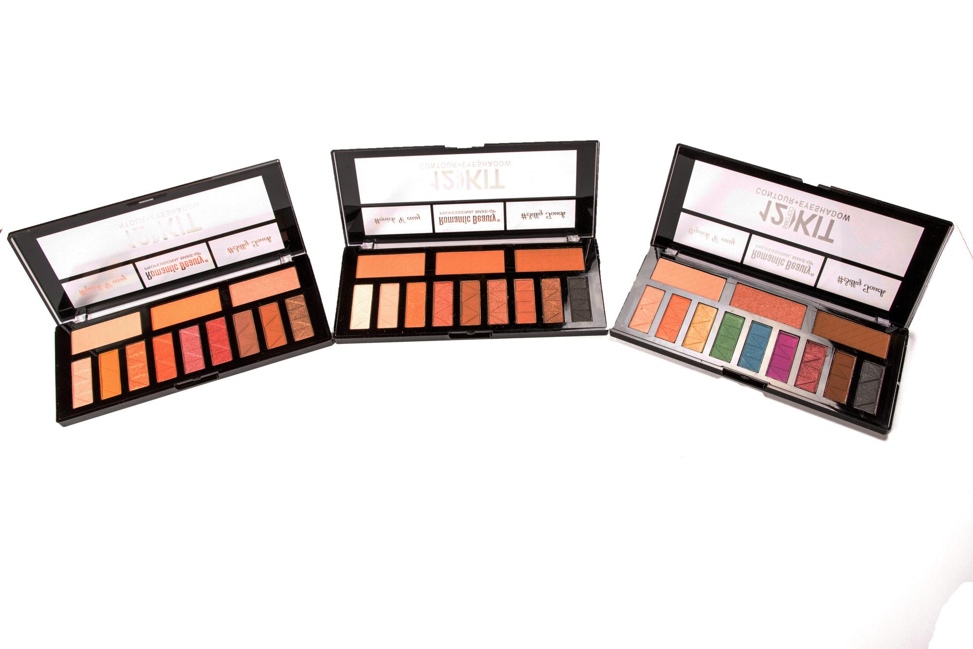 Pack de 24 unidades Paleta de 12 sombras + Contorno Romantic Beauty