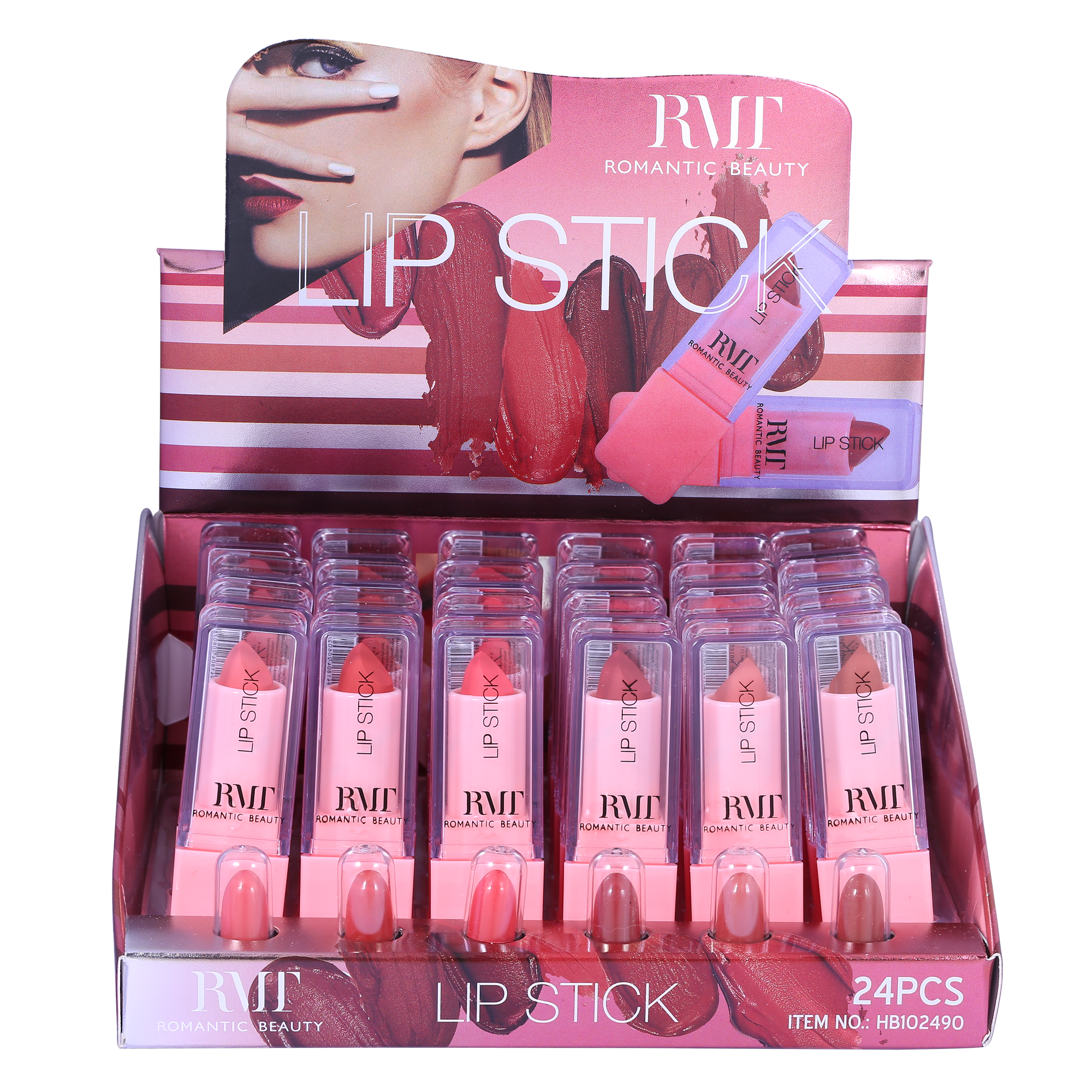 Pack 24 unidades LABIAL EN BARRA MATTE