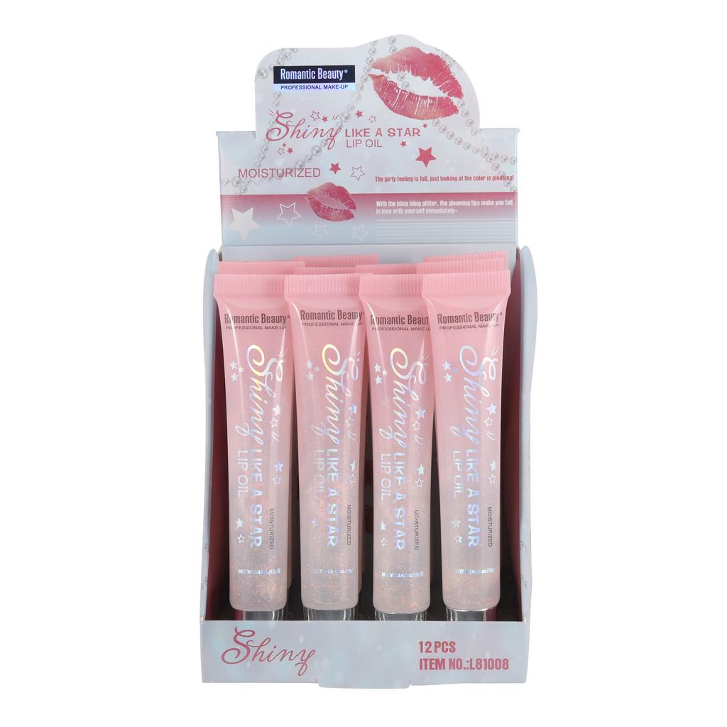 Pack 12 unidades ACEITE DE LABIOS SHINY