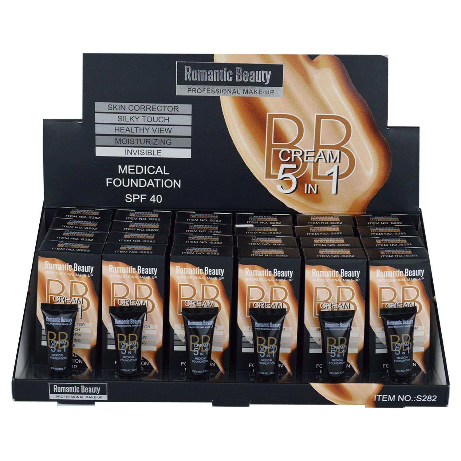 Pack de 24 unidades BB Cream 5 en 1 Romantic Beauty
