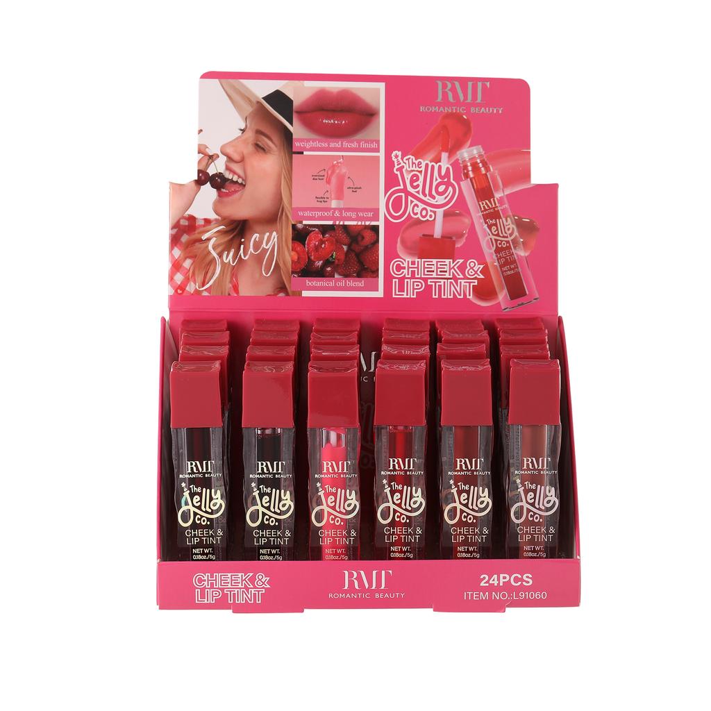 Pack 24 unid TINTA DE LABIOS JELLY