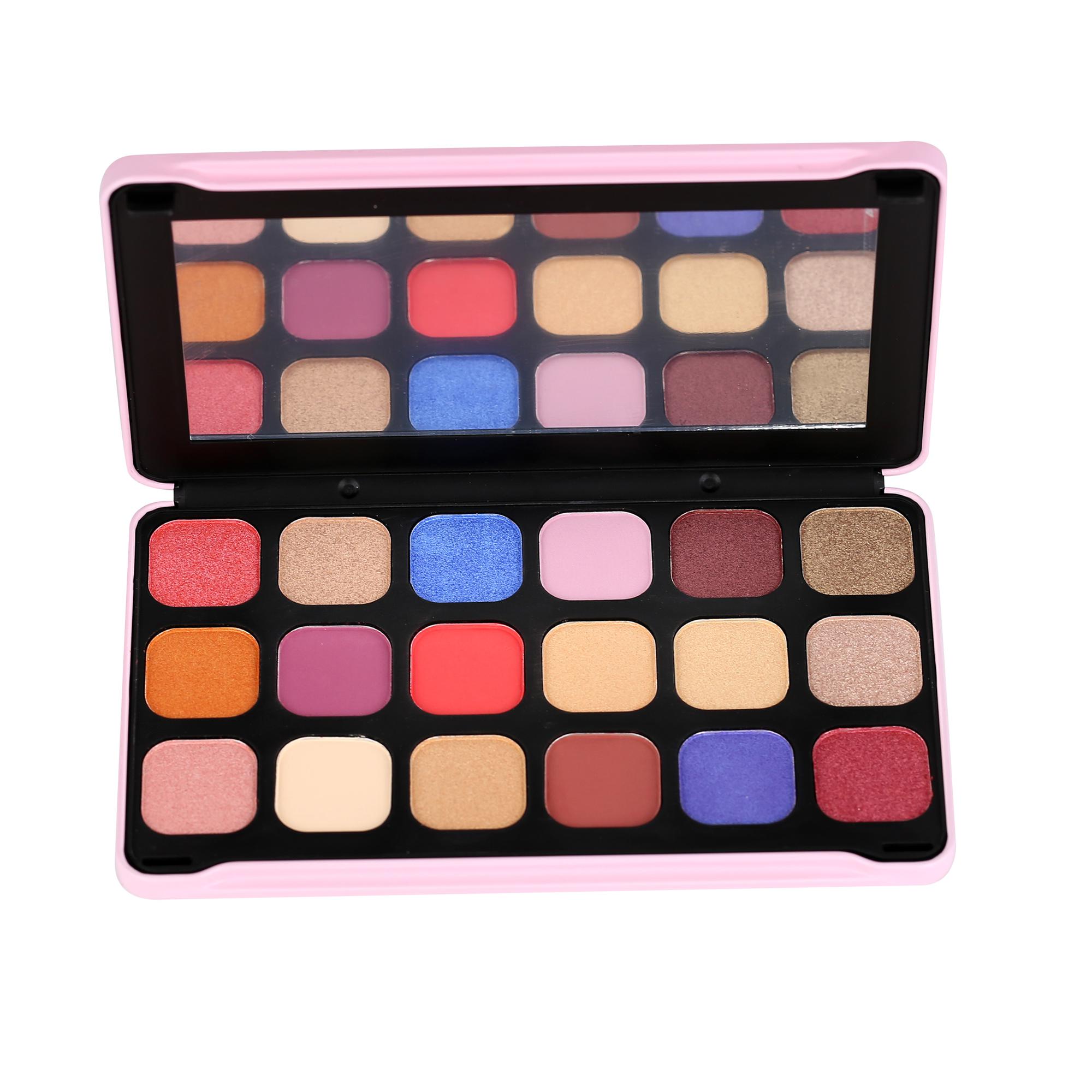 Pack de 12 unidades Paleta de 18 sombras Romantic Beauty Blossom