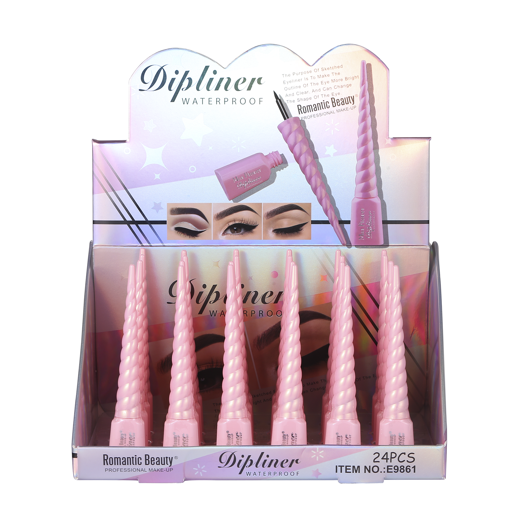 PACK DE 24 UNIDADES EYELINER "DEPLINER WATERPROOF"