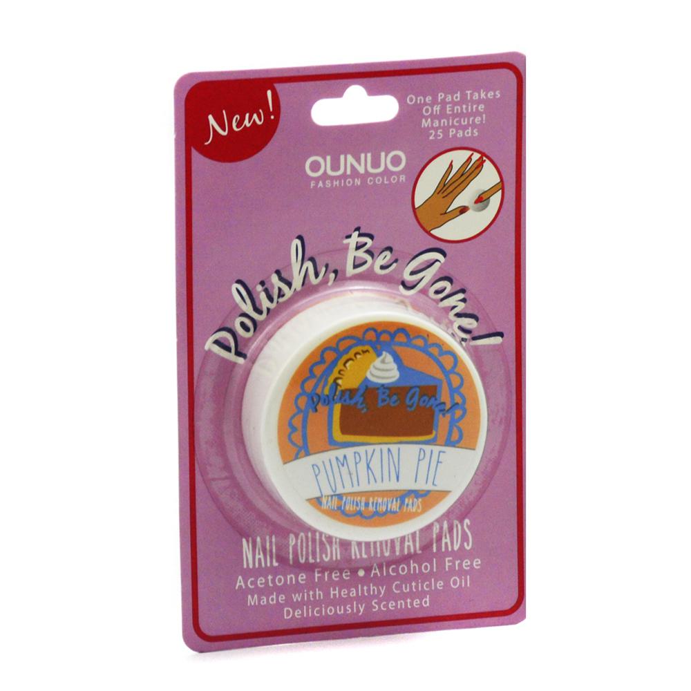 Quita esmalte PUMPKIN PIE - PACK 12 UNIDADES