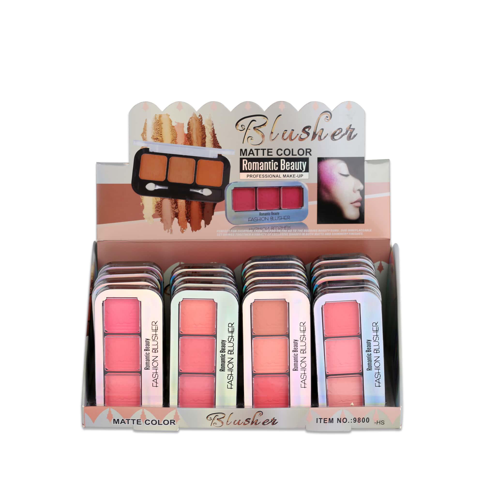 Pack de 24 unidades Paleta de 3 Rubores "Blusher"