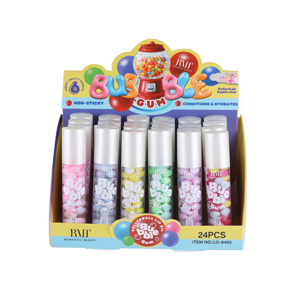 PACK 24 UNID ACEITE LABIOS BUBBLE GUM