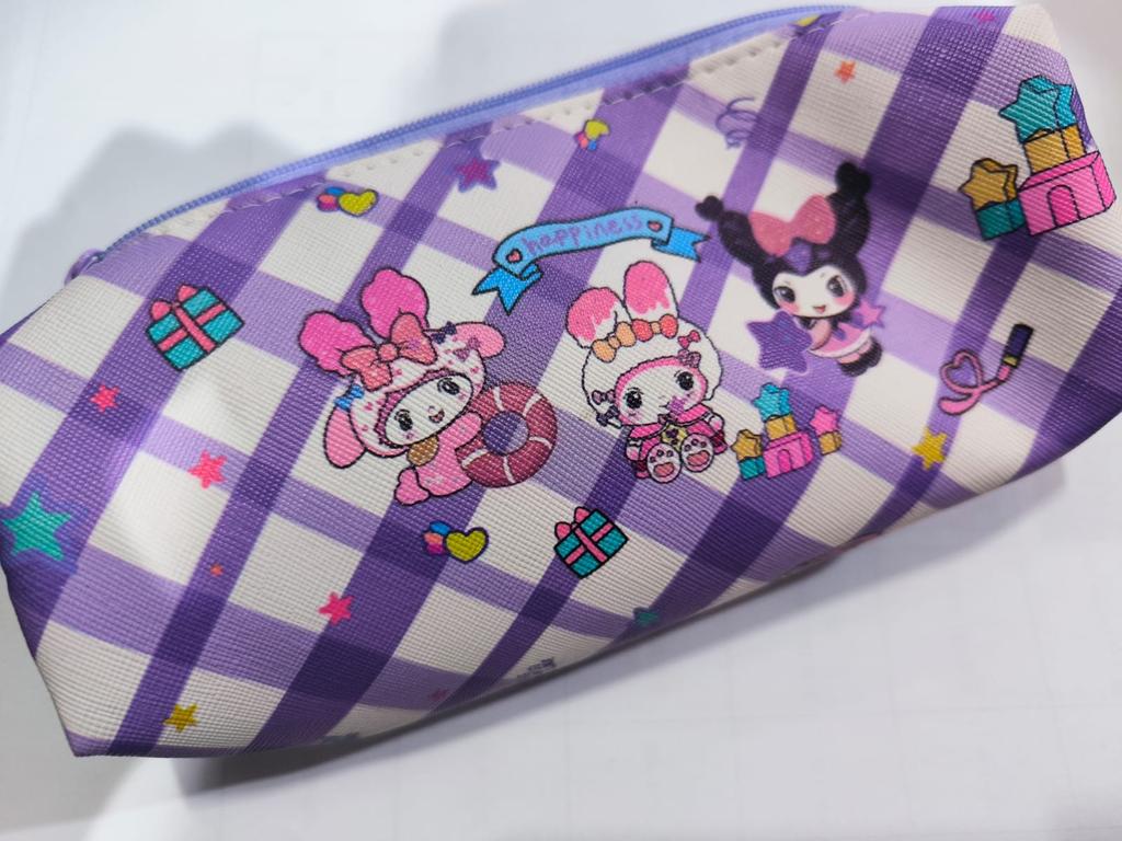 ESTUCHE KAWAII ECOCUERO -