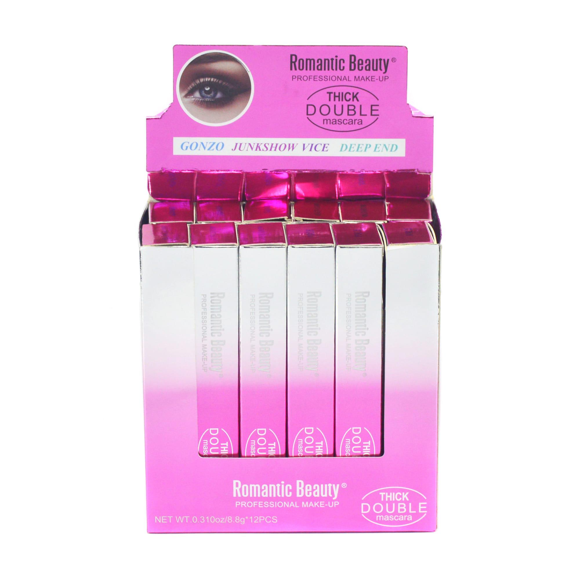 Pack de 12 unidades máscara de colores para pestañas "THICK DOBLE"