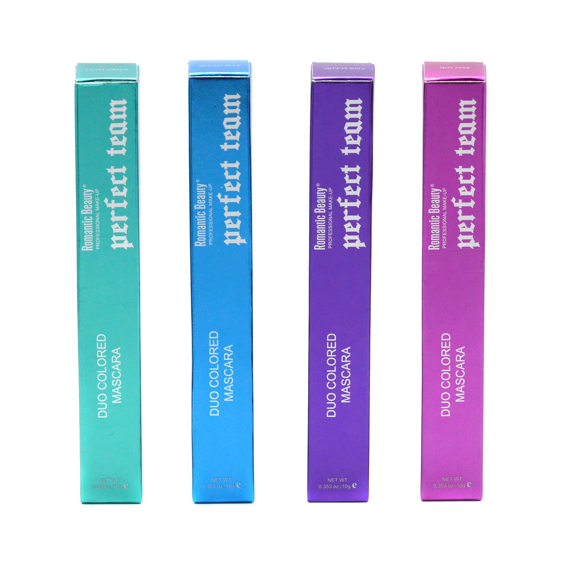 Pack de 12 unidades máscara de colores para pestañas "PERFECT TEAM"