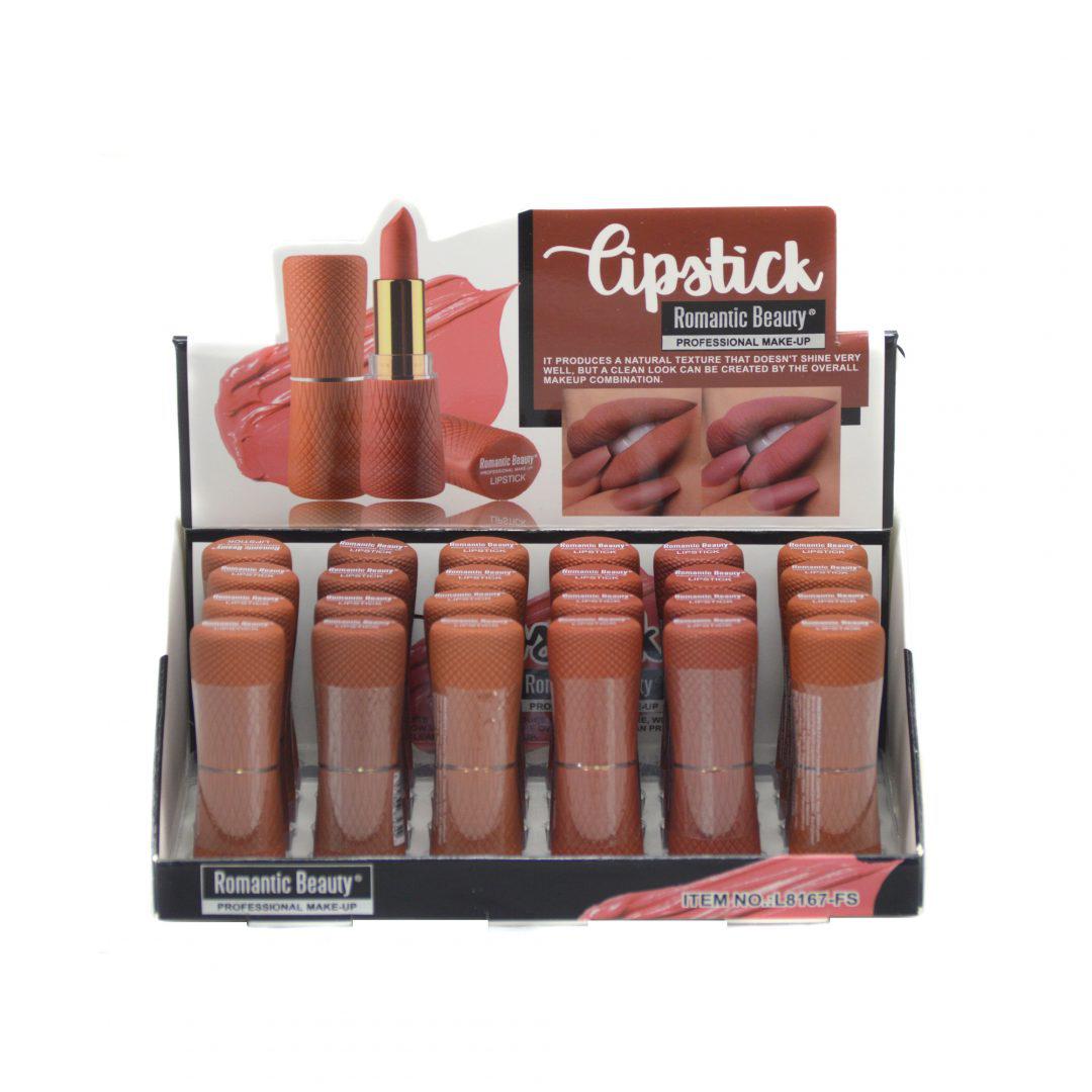 Pack de 24 unidades Labial clásico en tonos nude