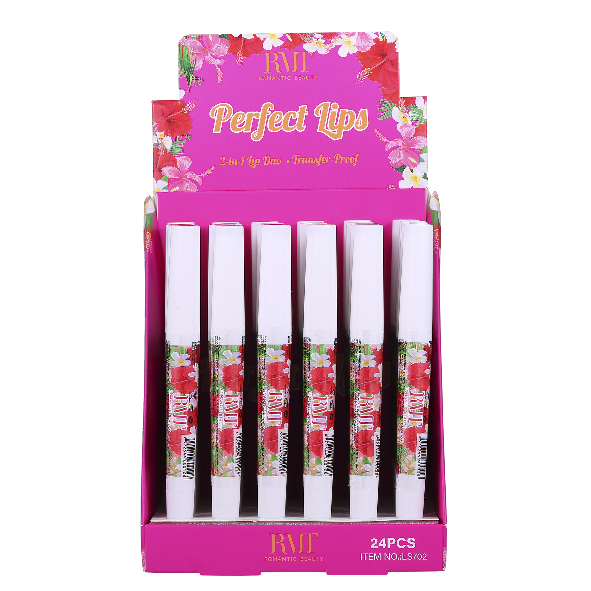 Pack  PERFECT LIPS  MODELO 2 EN 1 DELINEADOR DE LABIOS Y LABIAL MATTE