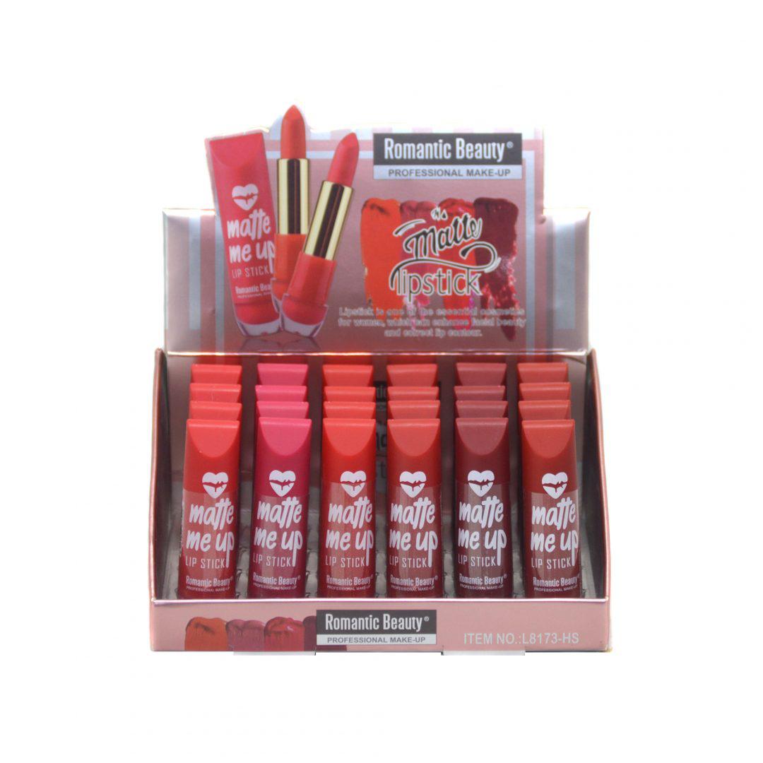 Pack de 24 unidades Labial matte "Matte me up" - Tonos rojizos