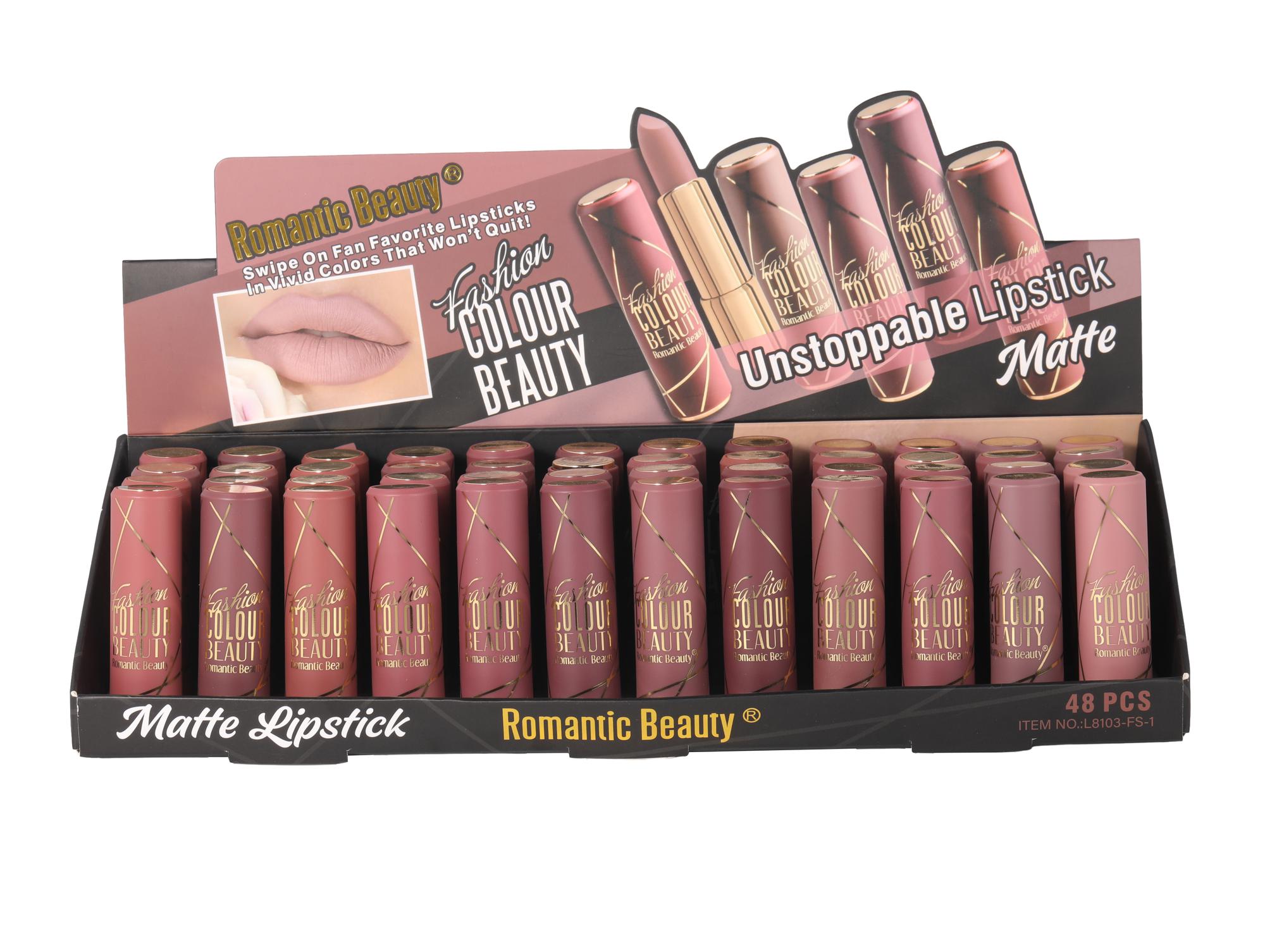 Pack 48 unidades LIP STICK MATTE UNSTOPPABLE