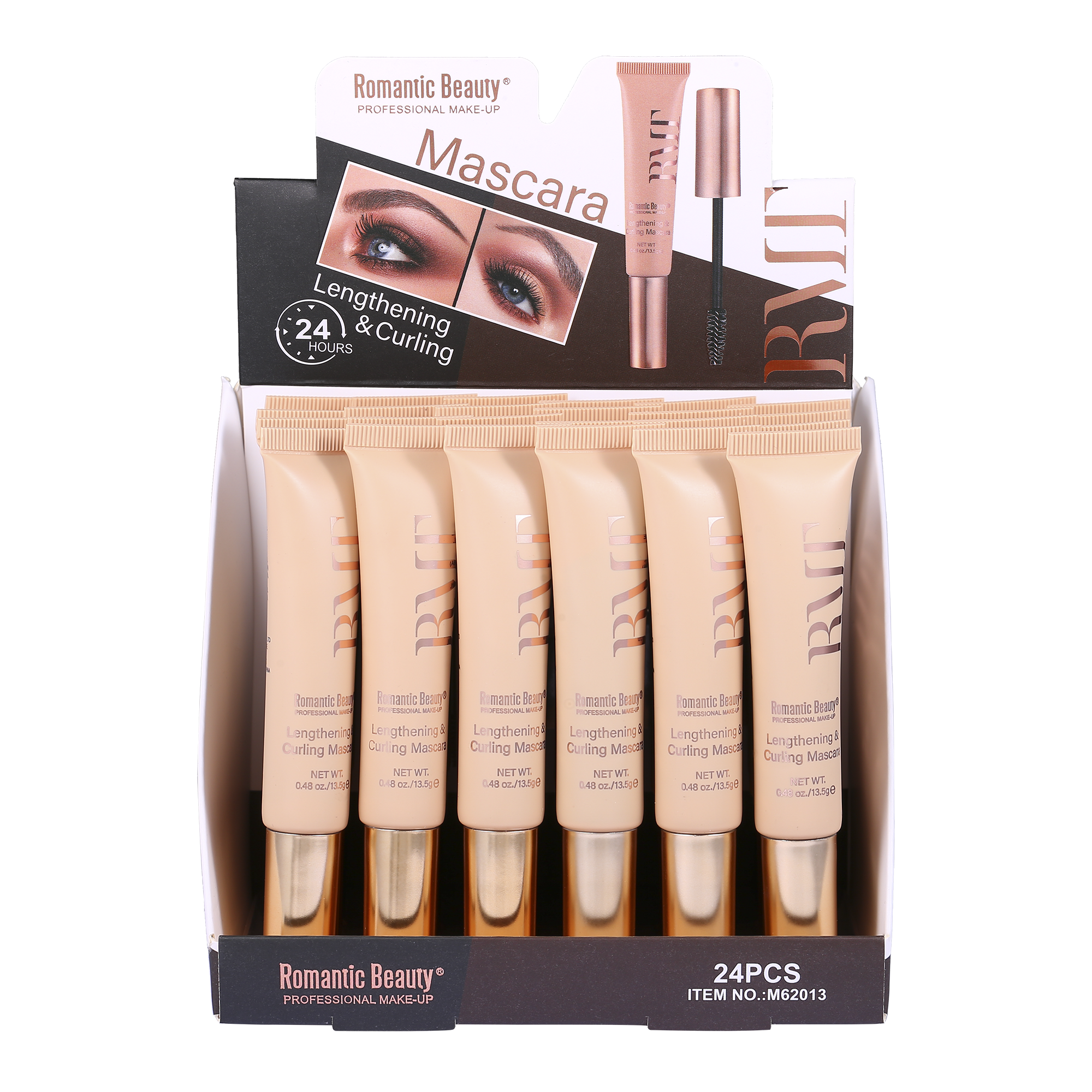 PACK DE 24 UNIDADES MASCARA "LENGTHENING & CURLING"