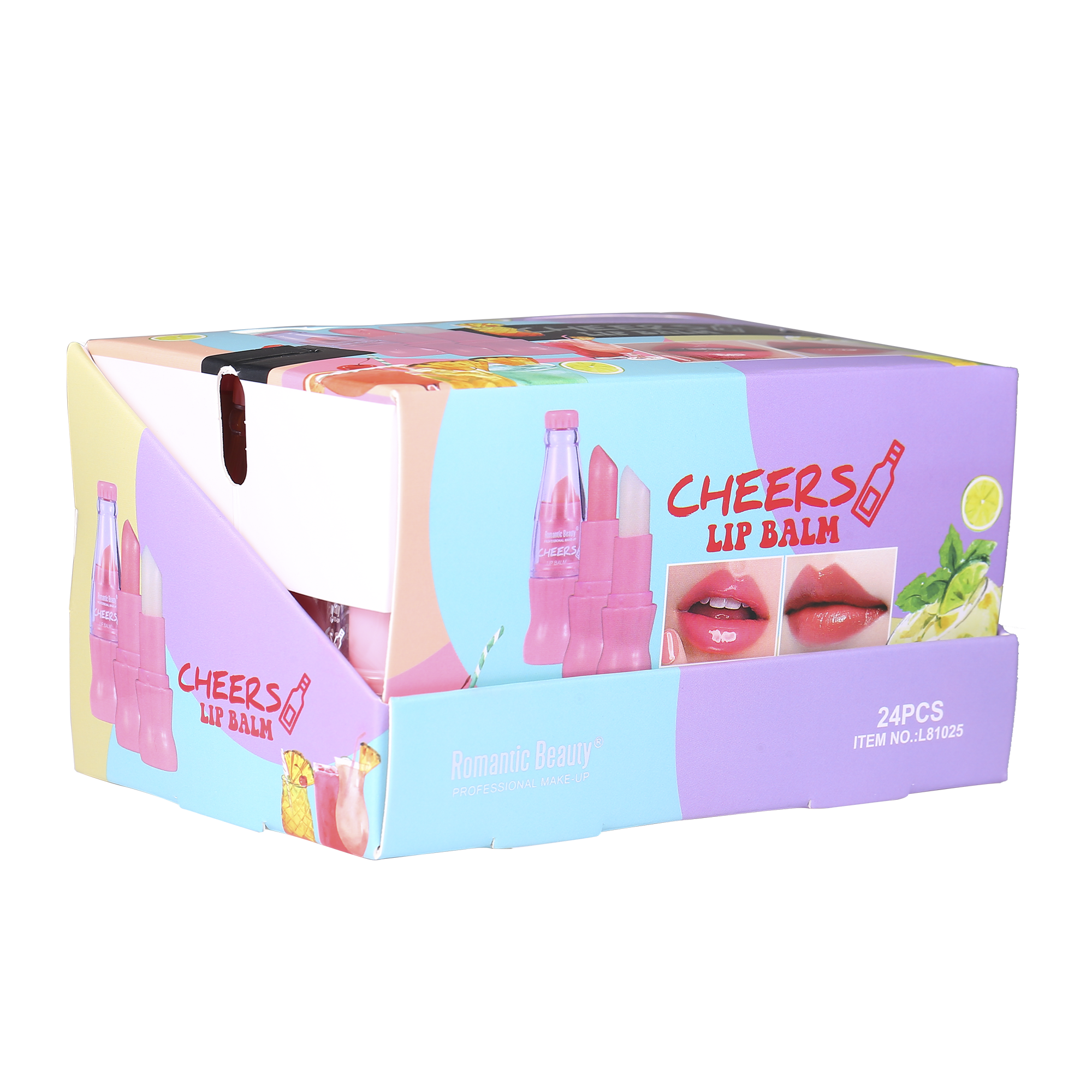 Pack 24 unidades LIP BALM CHEERS