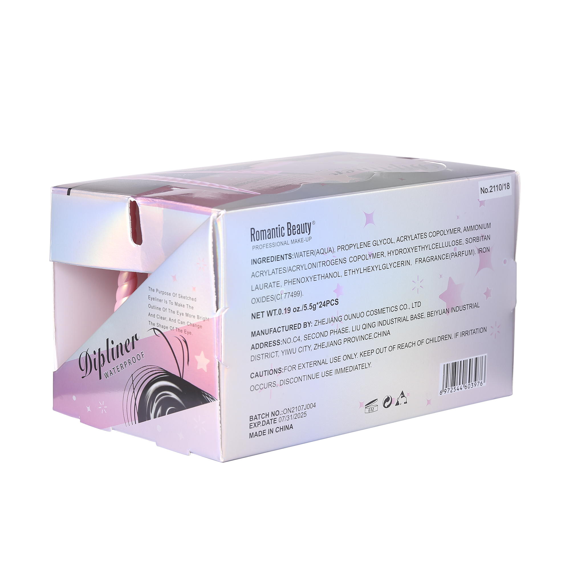 PACK DE 24 UNIDADES EYELINER "DEPLINER WATERPROOF"