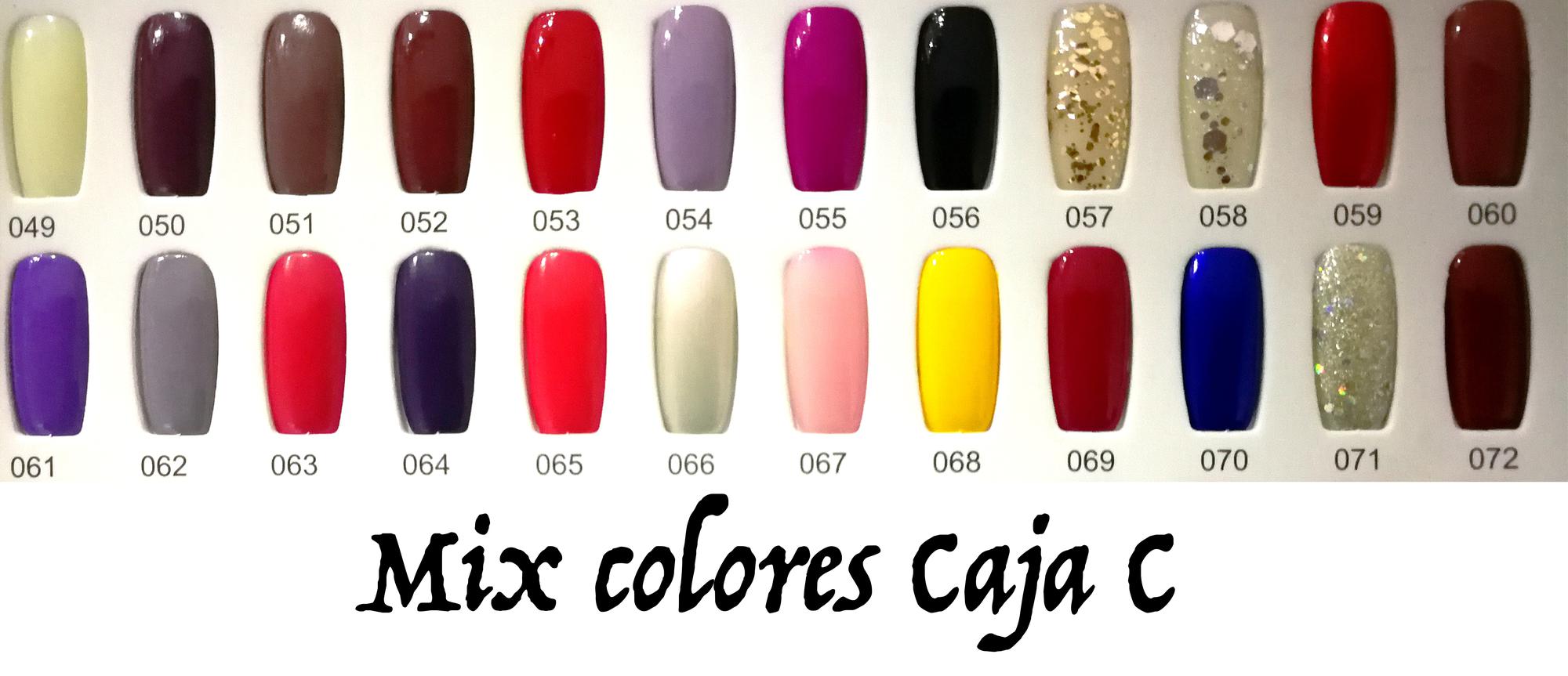 Pack de 24 esmaltes NP028 - C (49-72)
