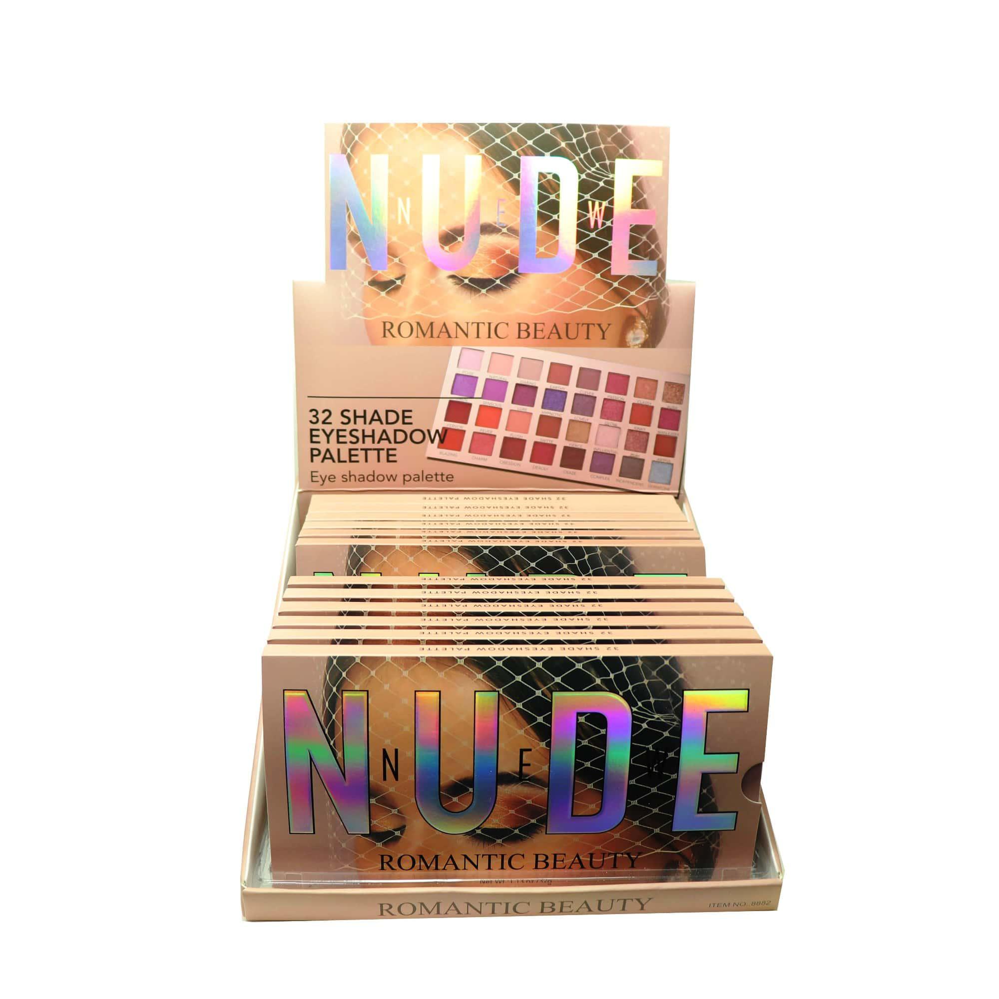 Pack de 12 Paletas de 32 sombras "NUDE"