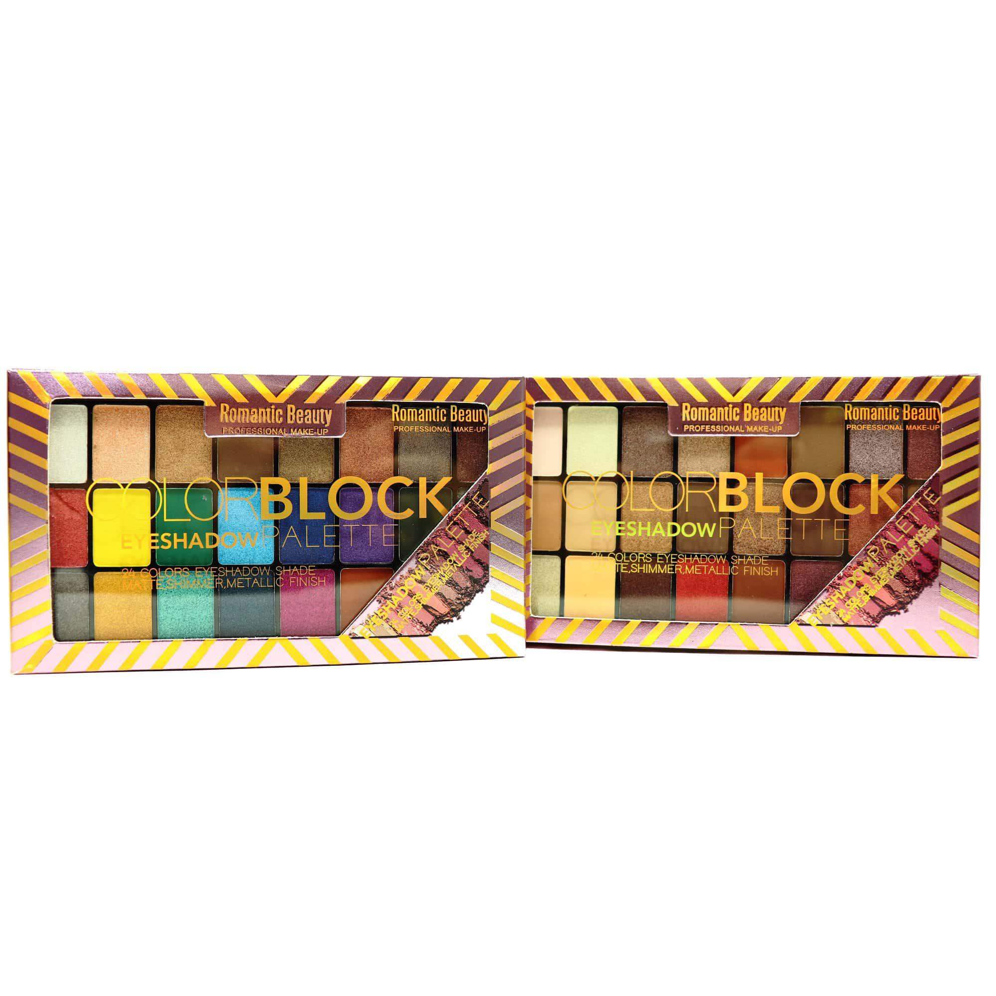 Miniatura Pack de 12 unidades Paleta de 24 sombras "COLORBLOCK"