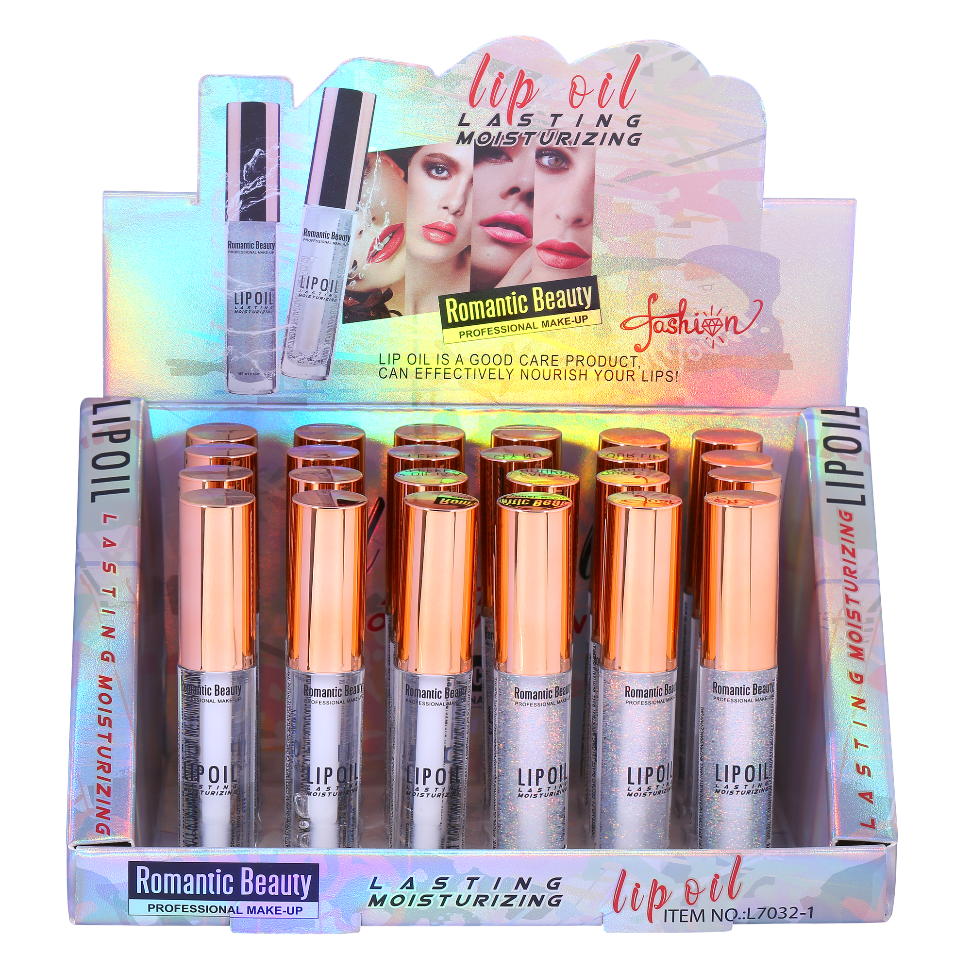 Pack de 24 unidades ACEITE DE LABIOS FASHION 