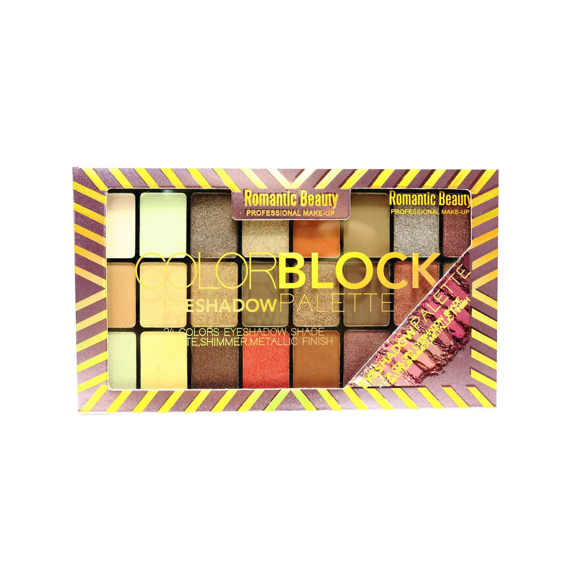 Pack de 12 unidades Paleta de 24 sombras "COLORBLOCK"