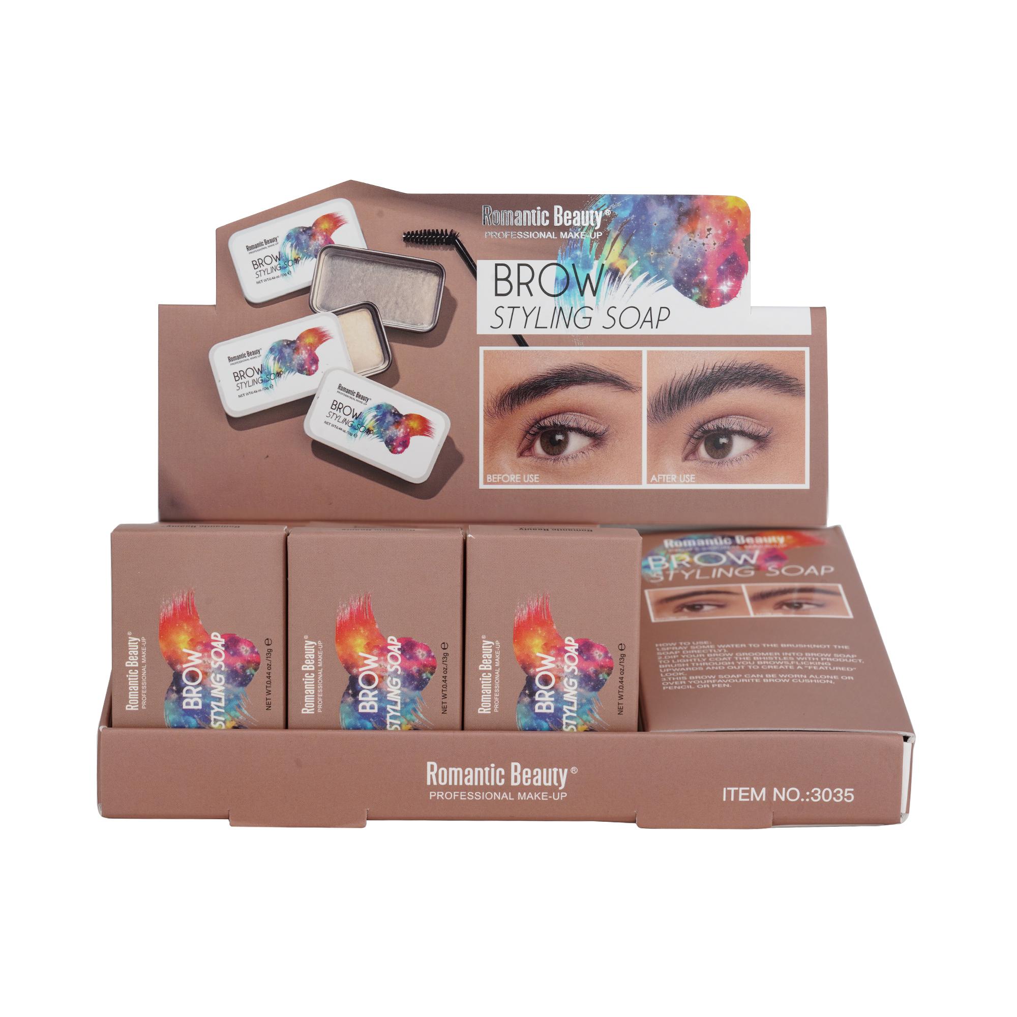 PACK DE 24 UNIDADES GEL FIJADOR DE CEJAS  "BROW STYLING SOAP"